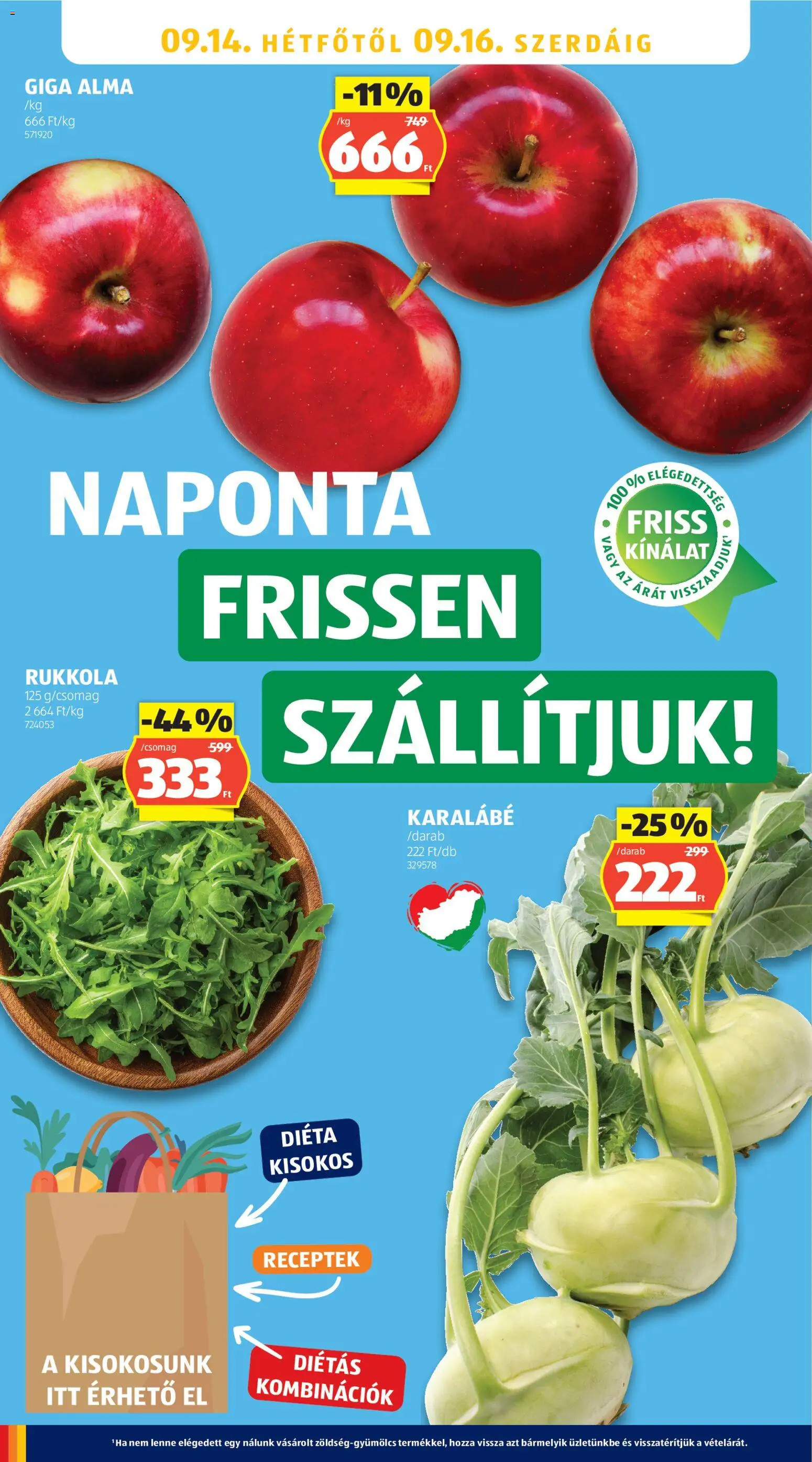 Aldi akciós ujság - amely érvényes a következő dátumtól: 2026.09.10. | Oldal: 30