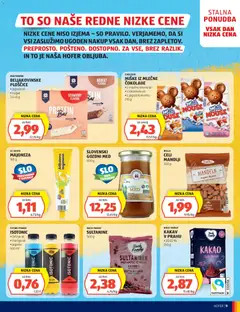 Hofer katalog akcije – veljaven od 28.10.2026 | Stran: 9 | Izdelki: Mandlji, Kos, Kakav, Ploščice