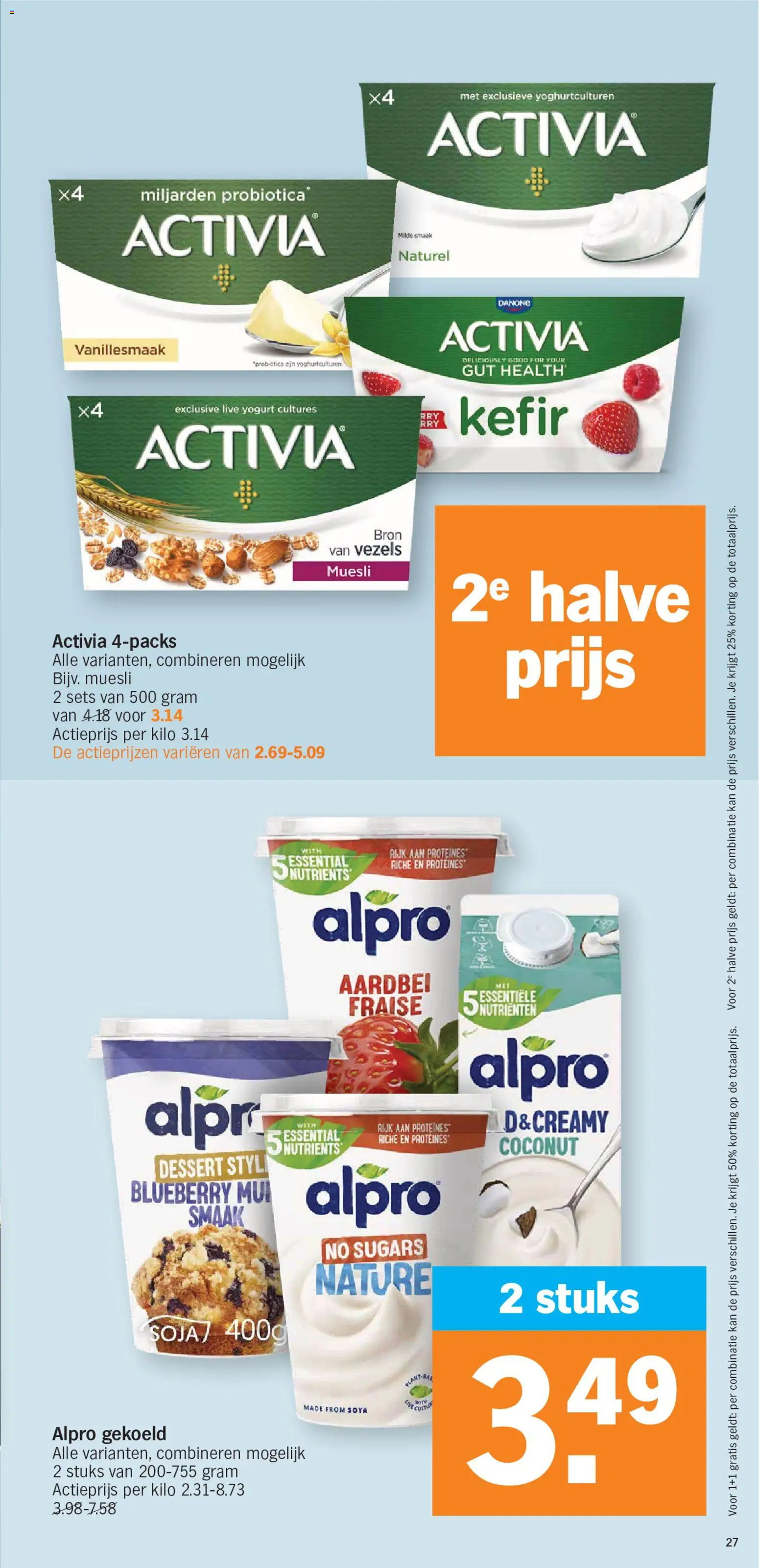 {H1} | Pagina: 27 | Producten: Probiotica, Kefir, Aardbei, Kan