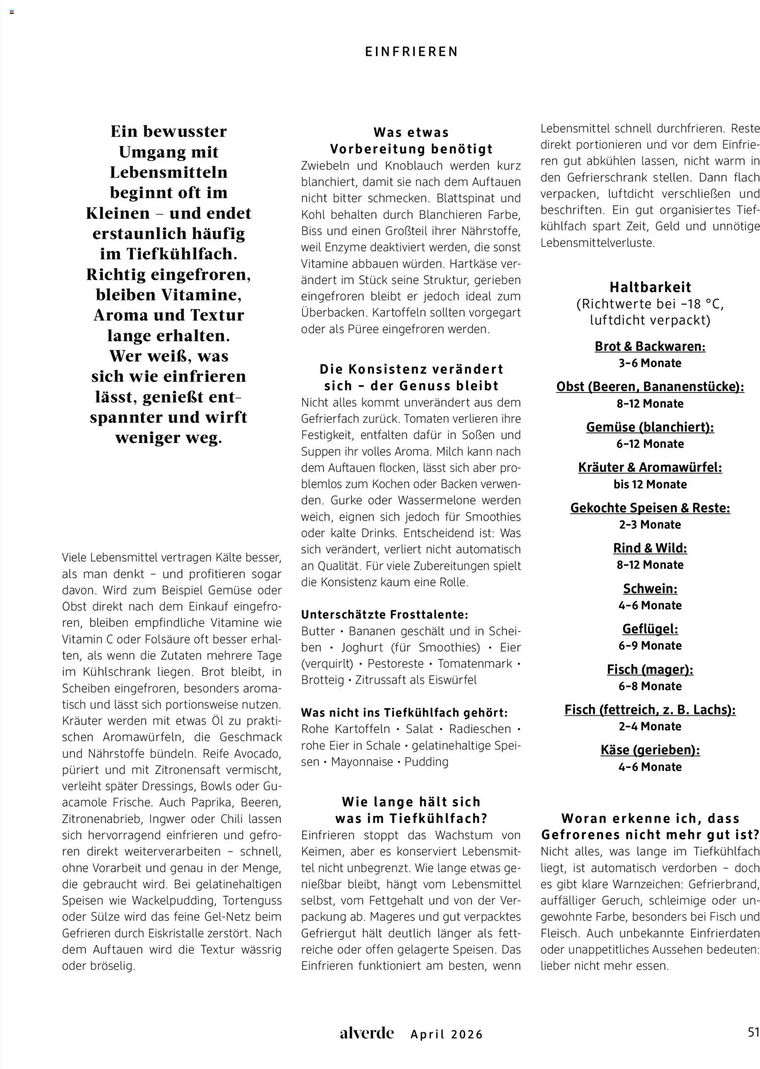 dm drogerie Prospekt 	 – gültig ab 01.04.2026 | Seite: 51 | Produkte: Gefrierschrank, Kühlschrank, Mayonnaise, Salat