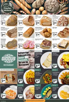 Globus Prospekt Theißen ab 21.09.2026 gültig | Seite: 8 | Produkte: Bäckerei, Toast, Kartoffeln, Pasta