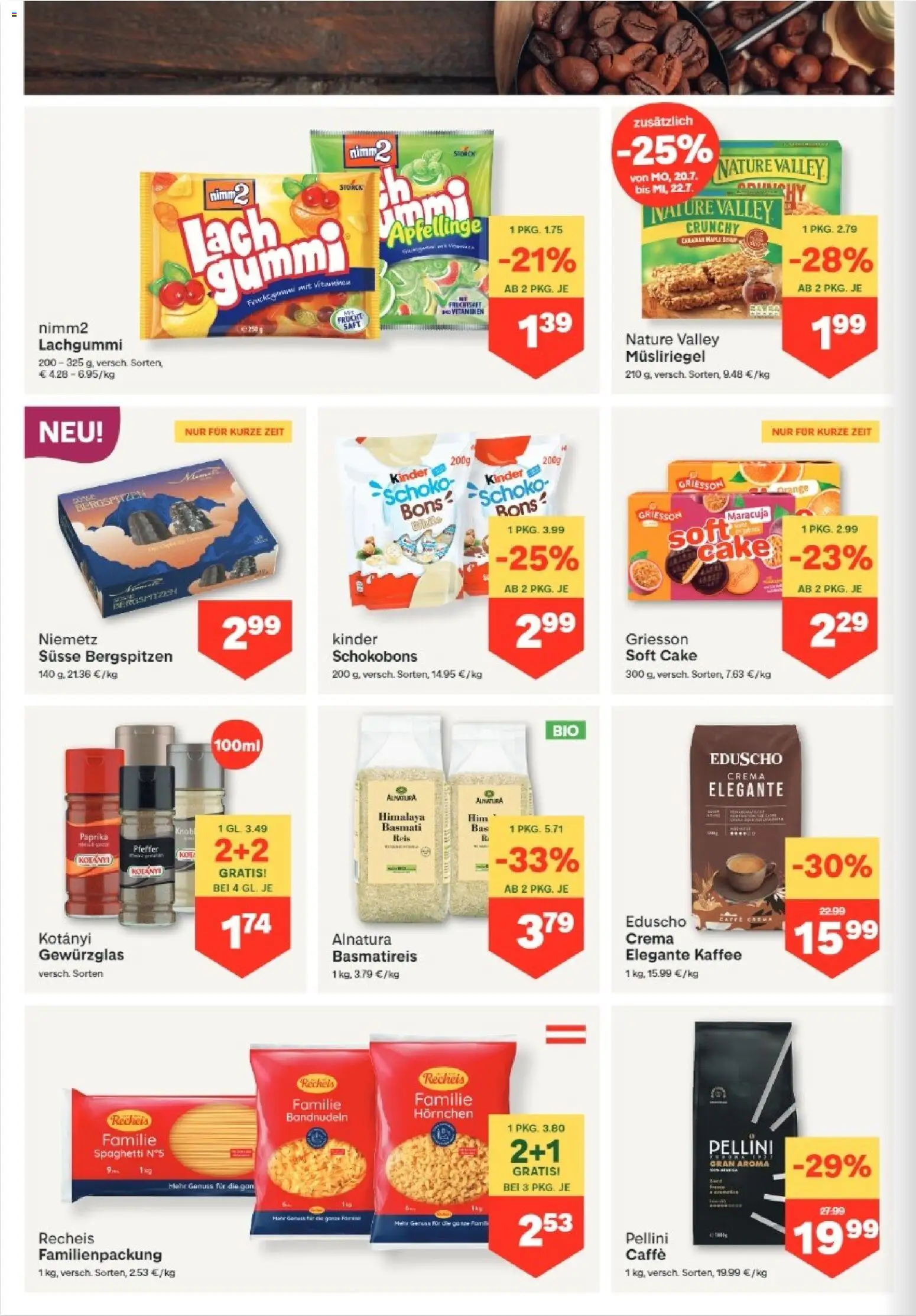 MPREIS Altenmarkt im Pongau gültig ab 16.07.2026 | Seite: 6 | Produkte: Pfeffer, Hajdina liszt, Kaffee