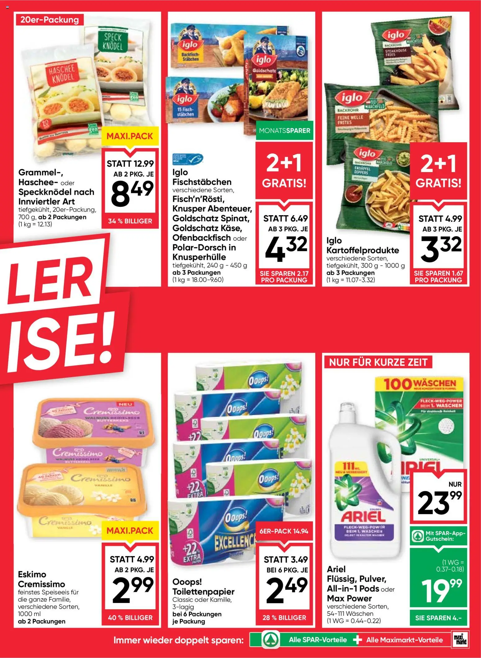 Maximarkt Flugblatt gültig ab 24.09.2026 | Seite: 7 | Produkte: Speck, Fisch