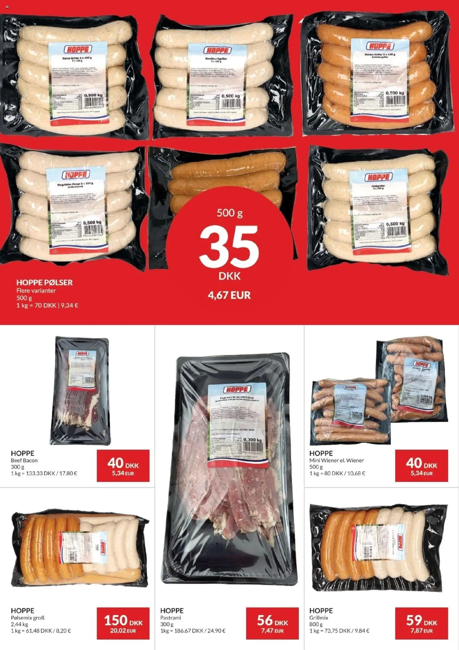 Nielsen Discount tilbudsavis – gyldig fra 27.05.2026 | Side: 26 | Produkter: Pølser, Skinke, Bacon