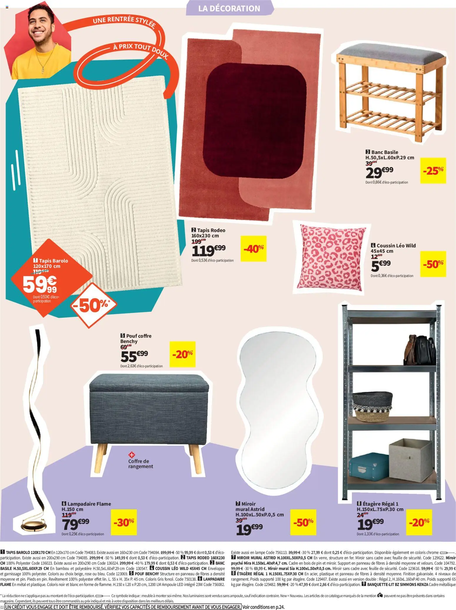 {H1} | Page: 8 | Produits: Poids, Lampadaire, Étagère, Coffre de rangement