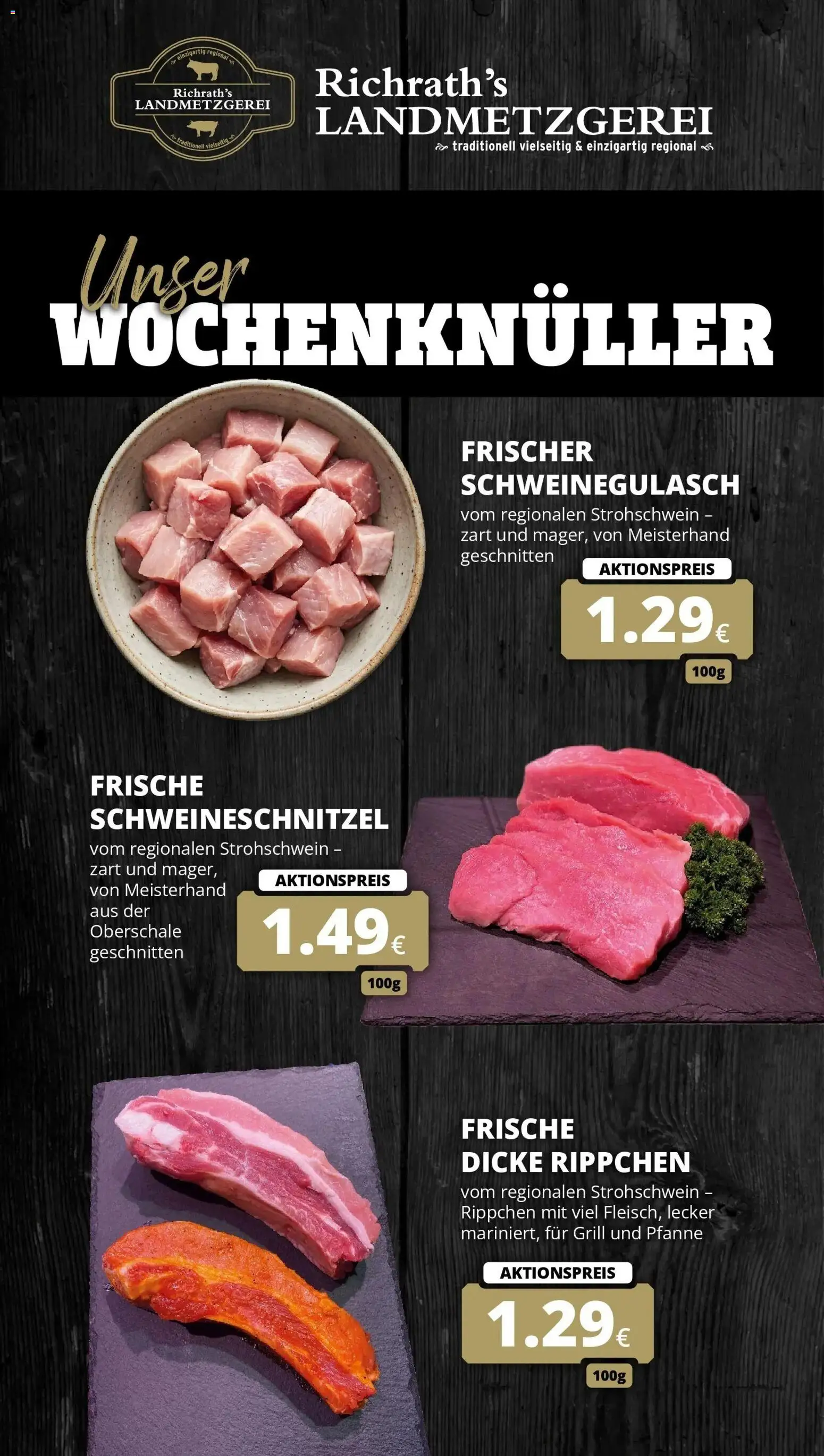 REWE Prospekt ab 12.10.2026 zum Blättern » Angebote | Seite: 9 | Produkte: Schweinegulasch, Grill