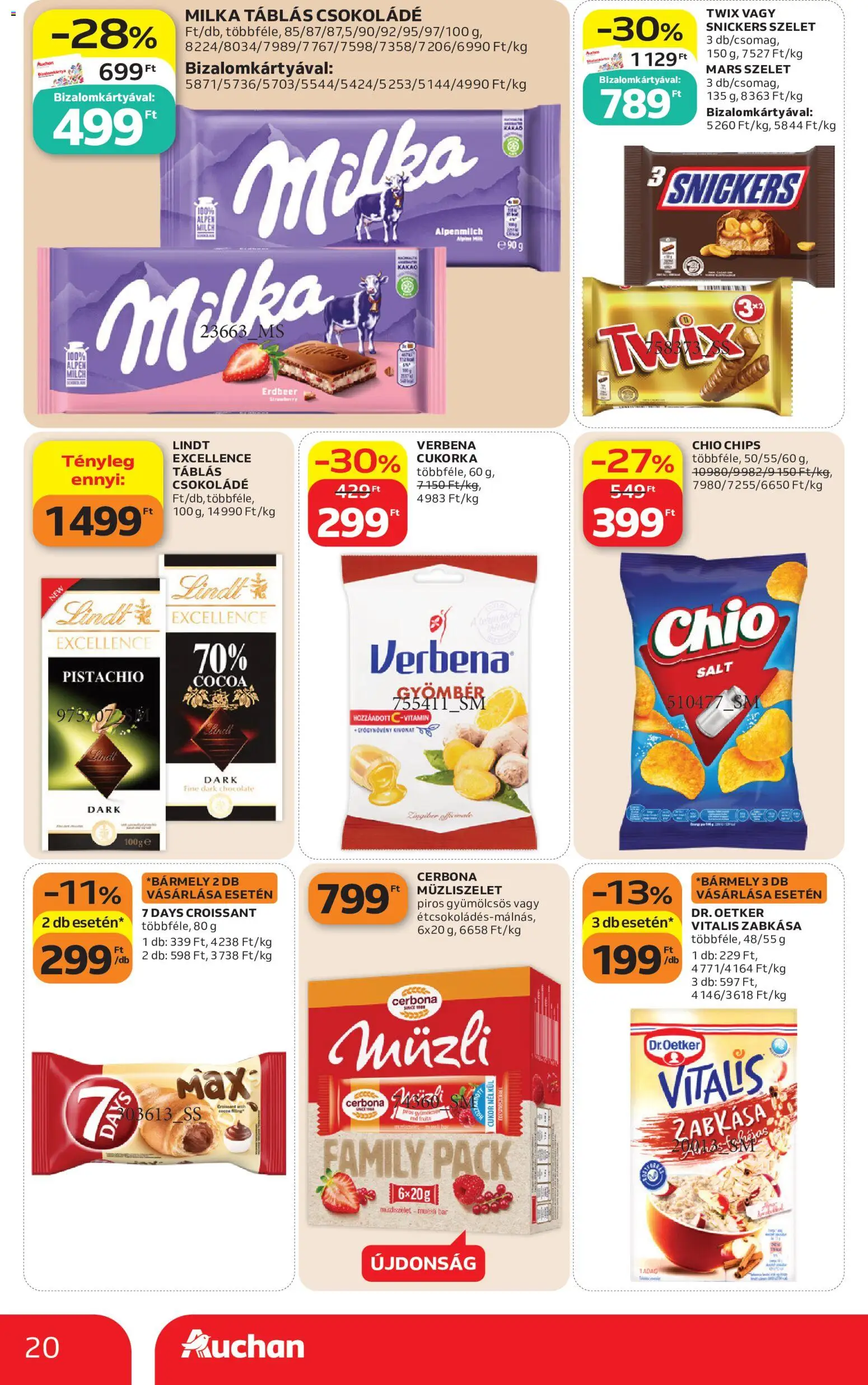Auchan akciós ujság - amely érvényes a következő dátumtól: 2026.09.24. | Oldal: 20