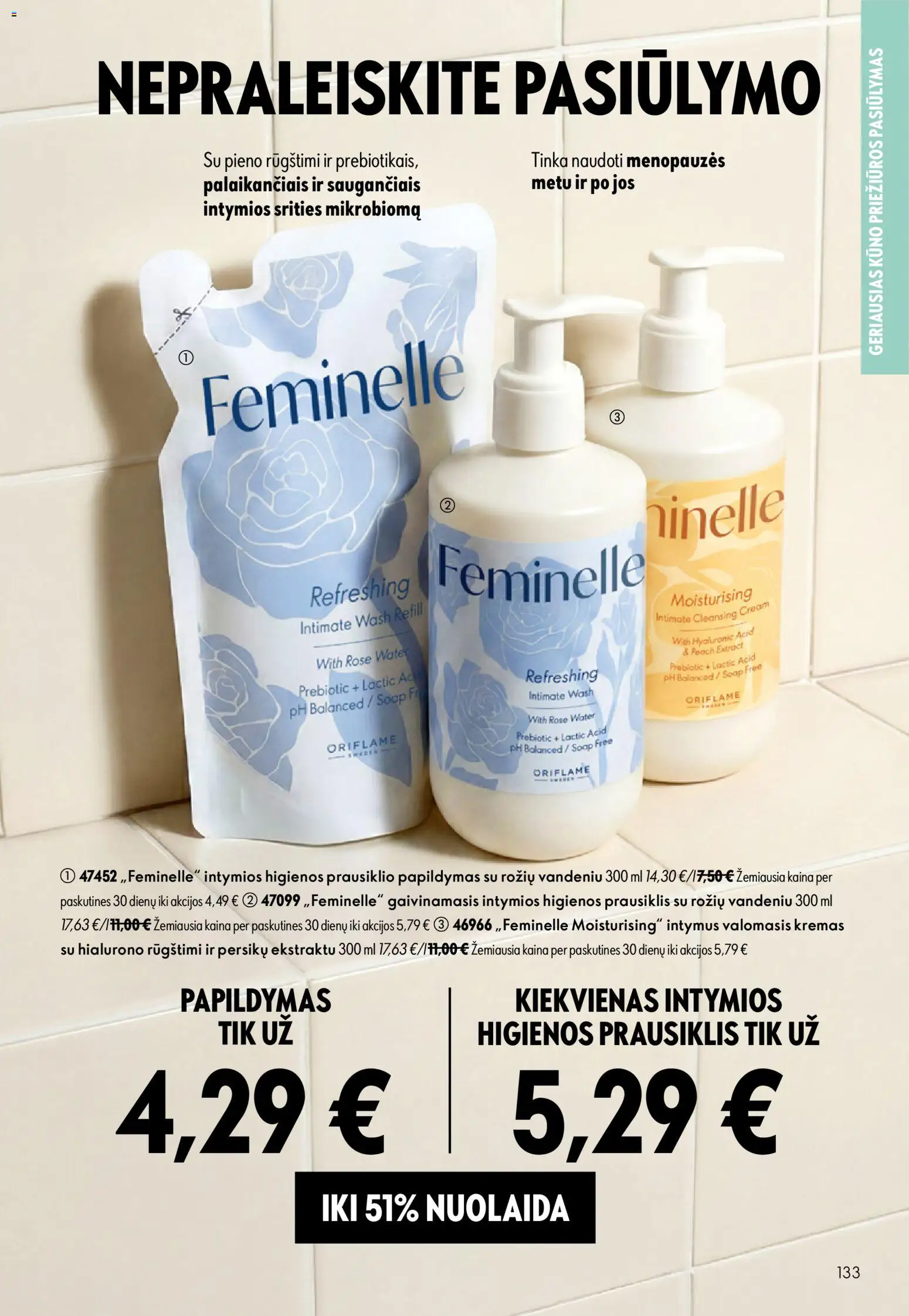 Oriflame akcijos nuo 2026.09.16 | Puslapis: 133 | Prekių: Kremas, Prausiklis