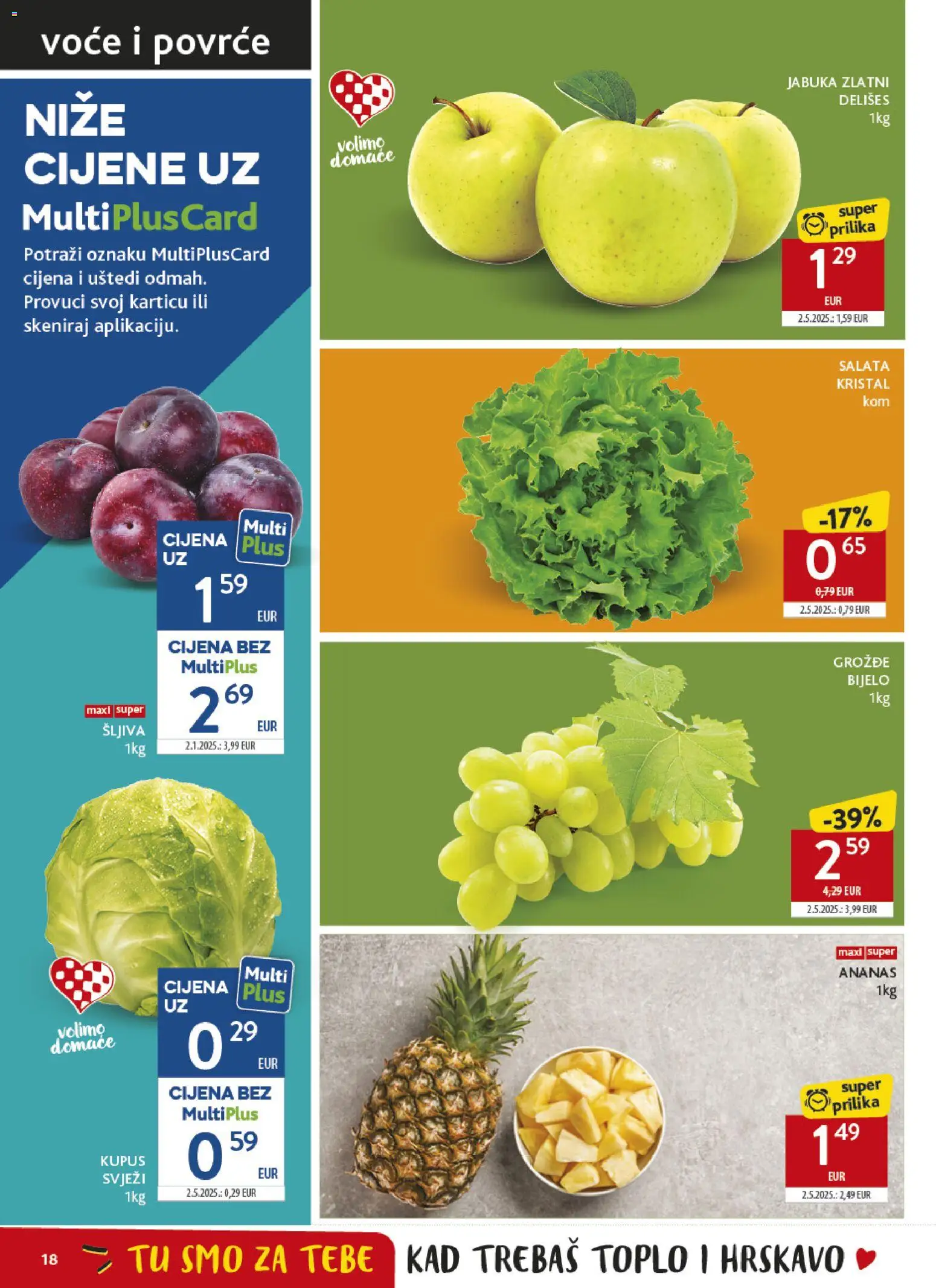 Konzum HR akciós ujság - amely érvényes a következő dátumtól: 11.03.2026 | Oldal: 18 | Termékek: Saláta