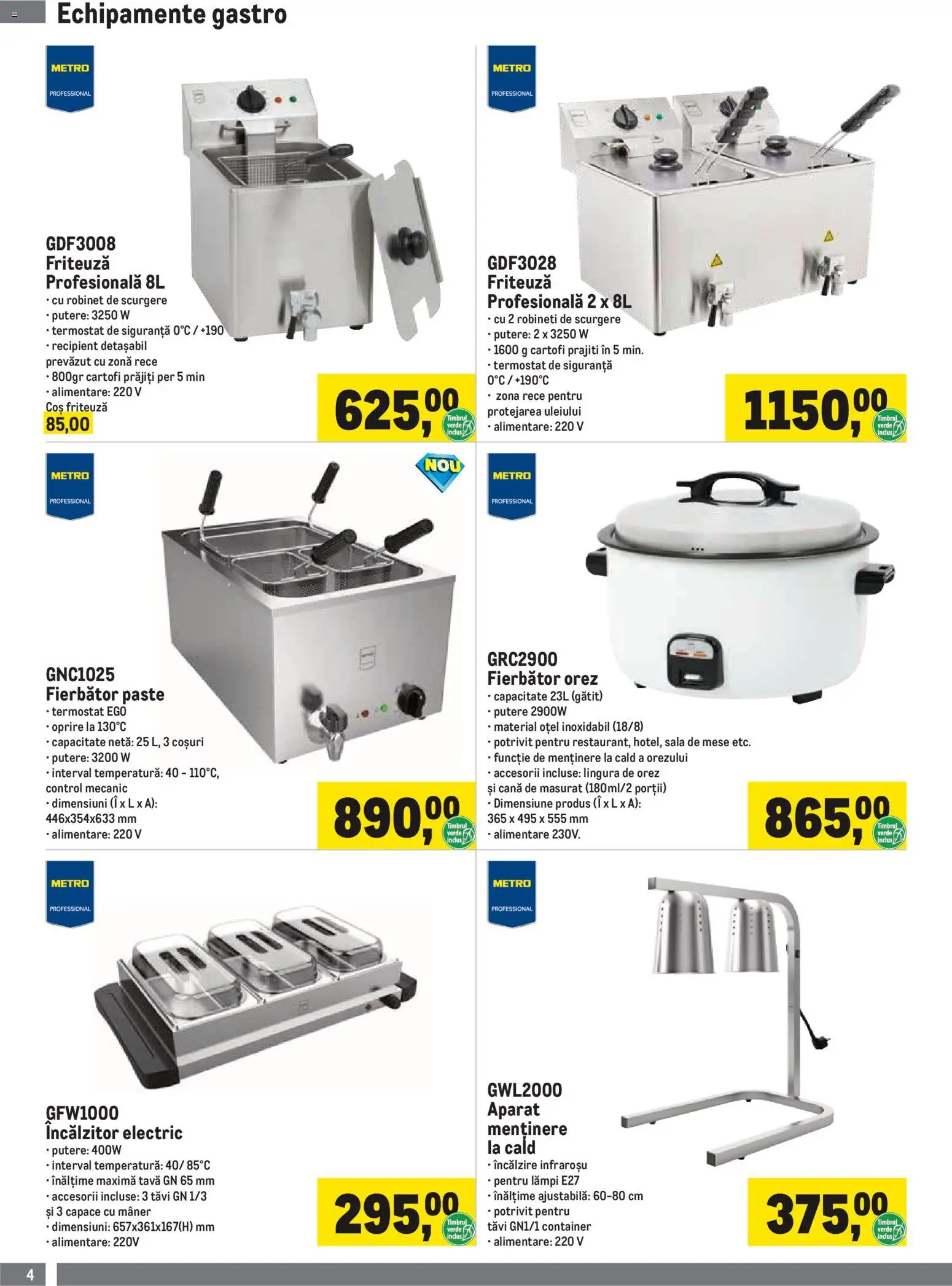 Noul catalog Metro – valabil de la 01.07.2026 | Pagină: 4 | Produse: Coș, Mâner, Paste, Cartofi