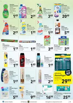 CITTI Markt Prospekt ab 22.07.2026 gültig | Seite: 15 | Produkte: Ariel, Orchidee, Duschgel, Fleckenentferner