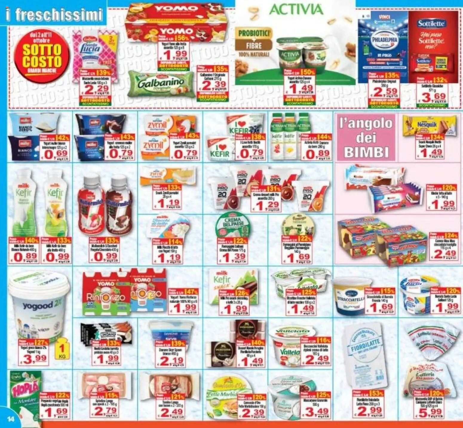 Volantino CTS del 02/10/2026 | Pagina: 14 | Prodotti: Kefir, Crema, Probiotici