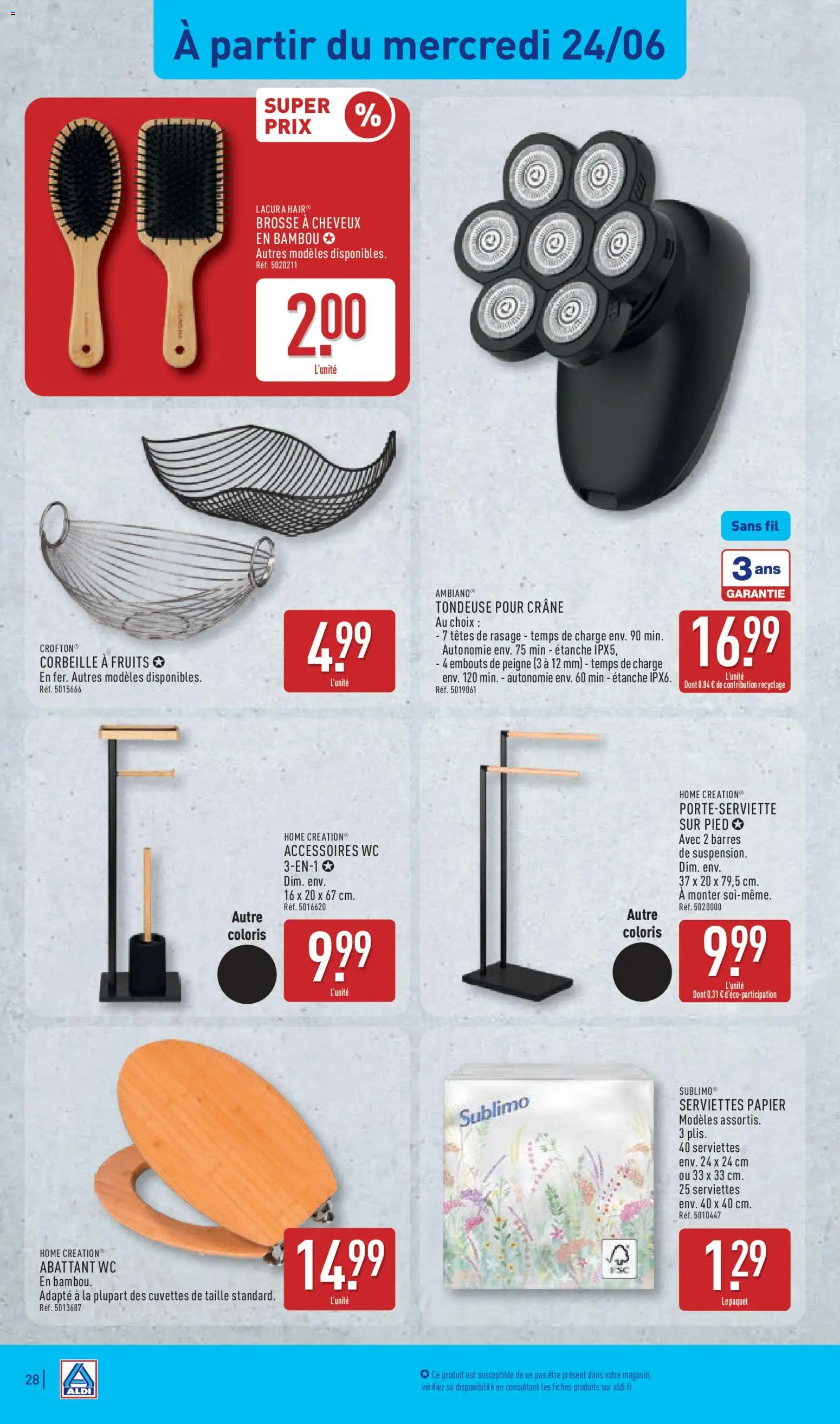 {H1} | Page: 30 | Produits: Peigne, Tondeuse, Brosse, Home Creation