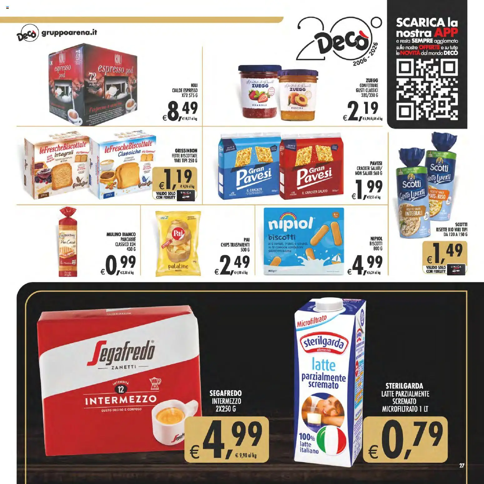 Volantino Decò del 31/07/2026 | Pagina: 27 | Prodotti: Riso, Fragole, Biscotti, Latte