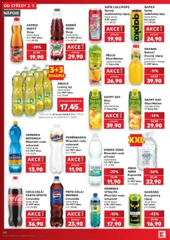 Náhled letáku GRANINI Nektar/, Ovocný nápoj pomeranč/pomeranč a mango 1 l PET láhev od 02.09.2026 | Strana: 40