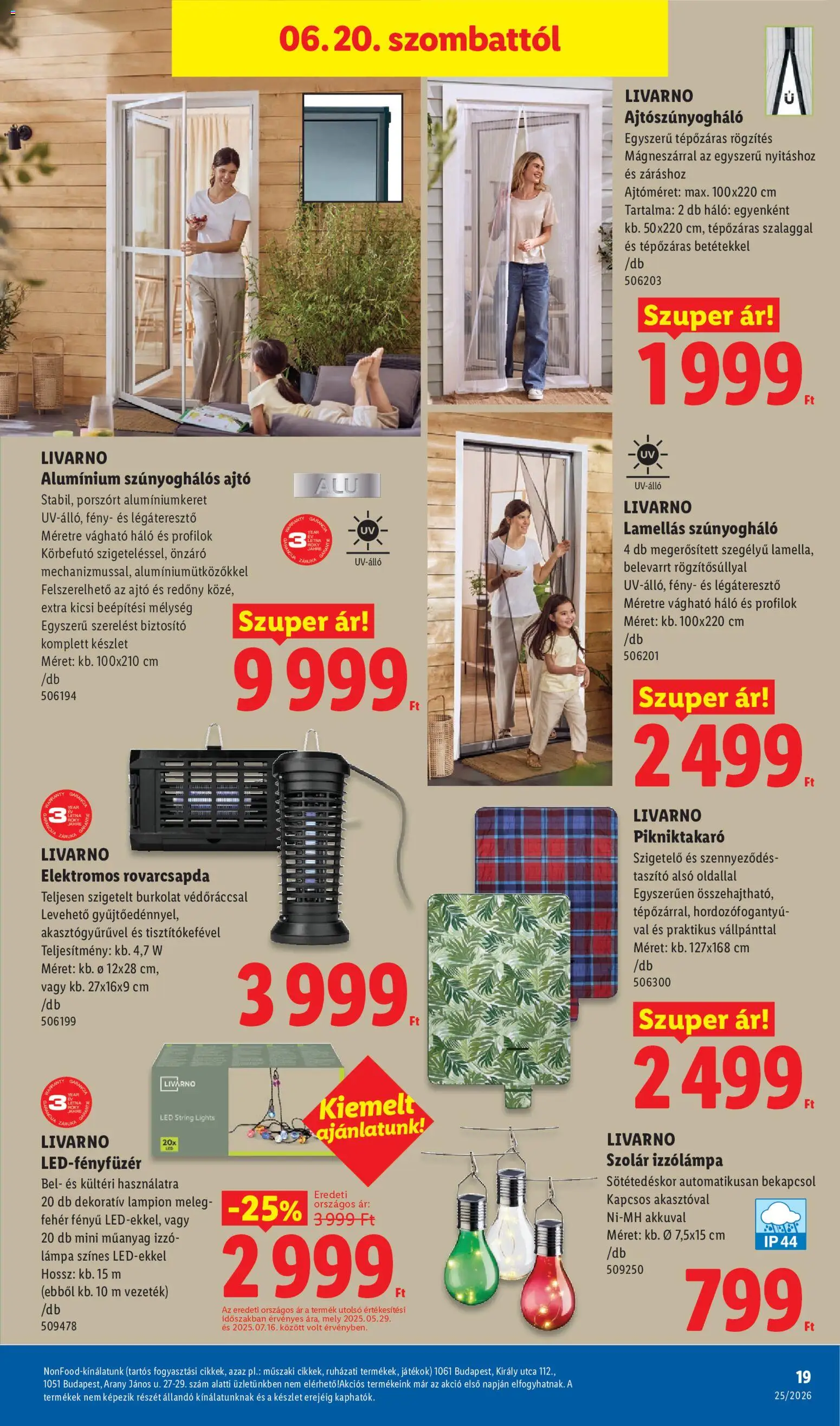 Lidl akciós ujság - amely érvényes a következő dátumtól: 18.06.2026 | Oldal: 19