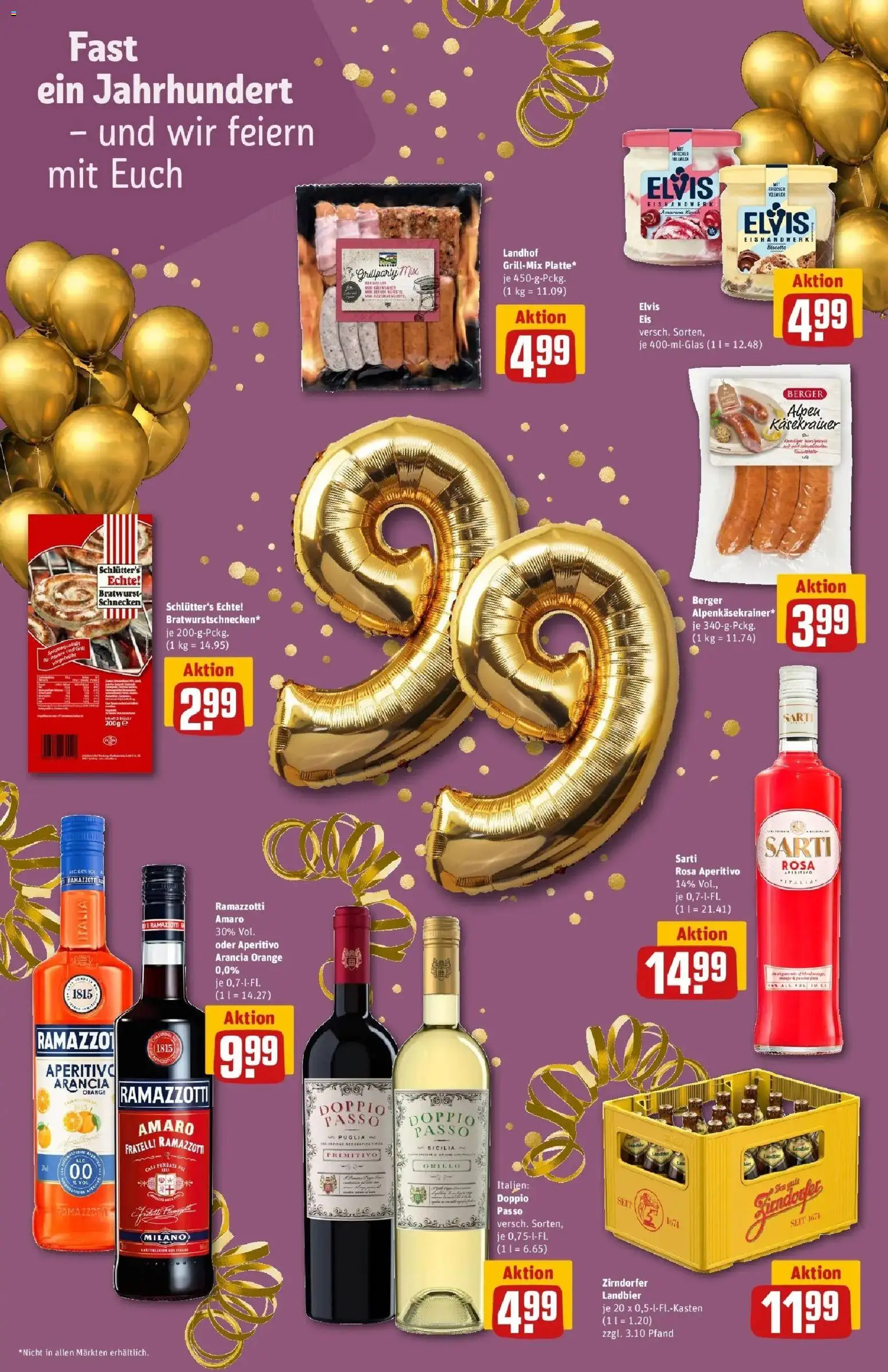 Rewe Prospekt Himmelkron – gültig ab 17.05.2026 | Seite: 20 | Produkte: Grill, Bratwurst, Doppio Passo, Eis