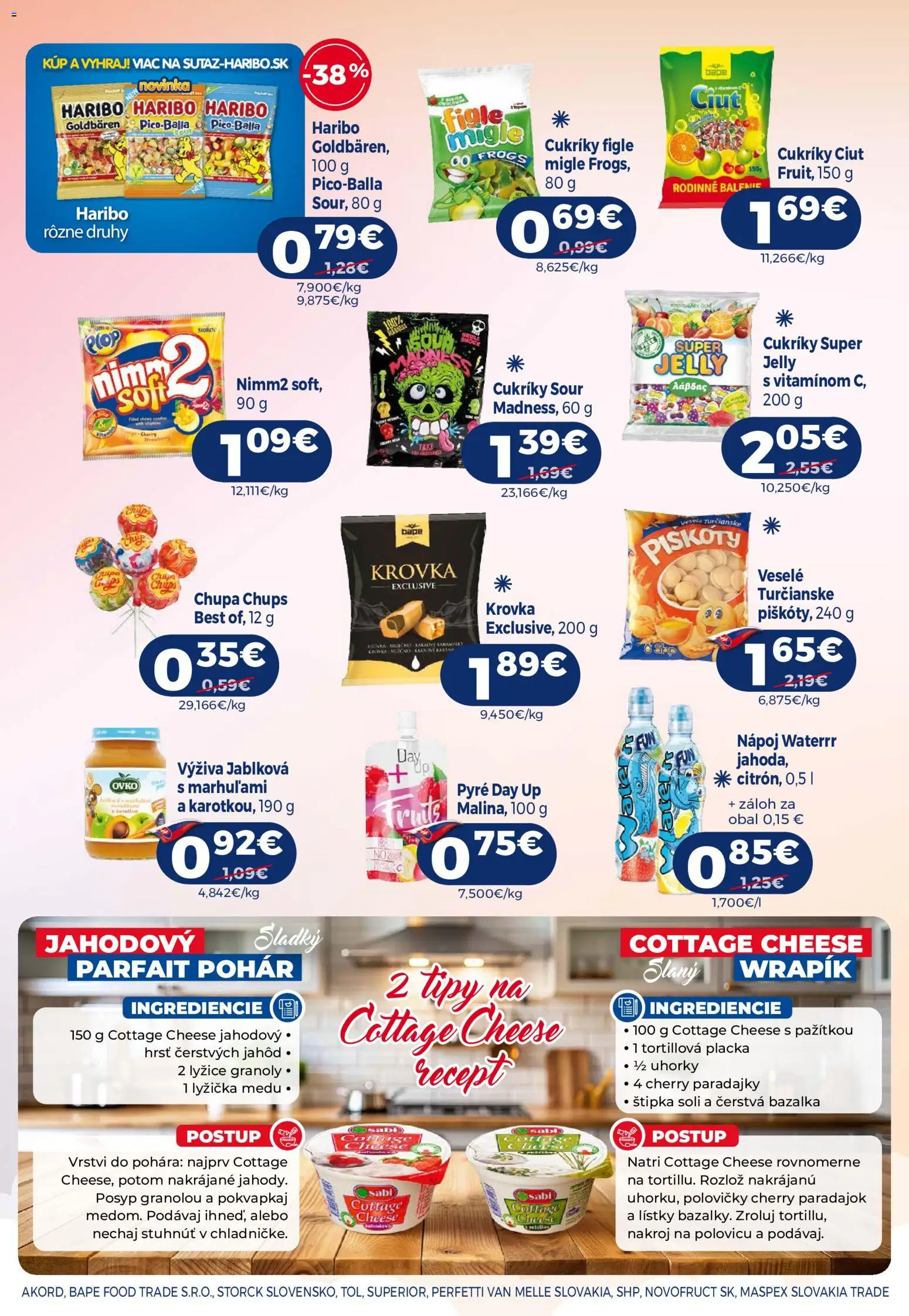 Nové Milk Agro akcie – leták je platný od 27.05.2026 | Strana: 9 | Produkty: Paradajky, Cukríky, Cherry paradajky, Uhorky