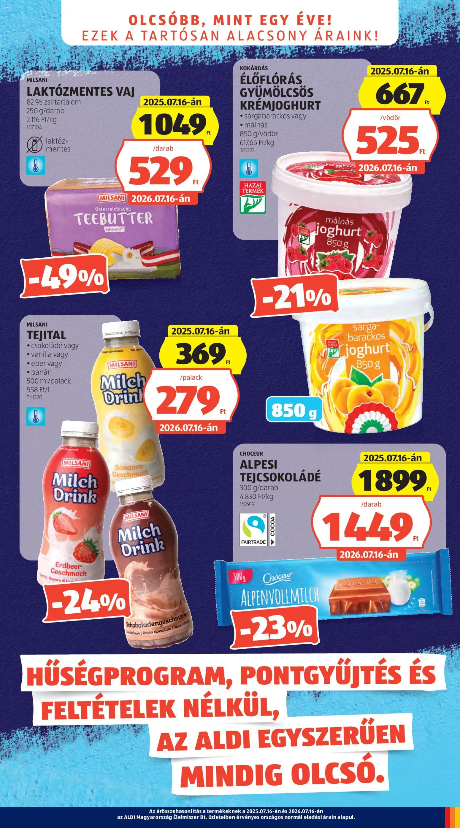 Aldi akciós ujság - amely érvényes a következő dátumtól: 2026.07.16. | Oldal: 3