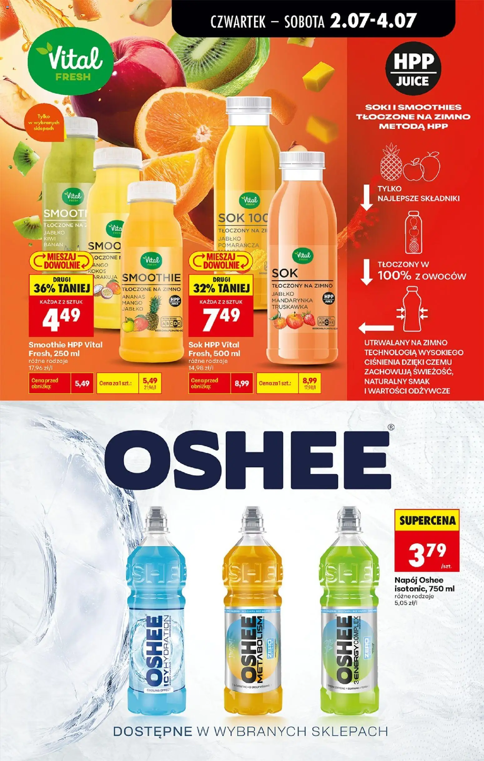 Biedronka Polsko leták - Codziennie niskie ceny od 02.07.2026 | Strana: 61 | Produkty: Mango, Kiwi, Banán, Smoothie