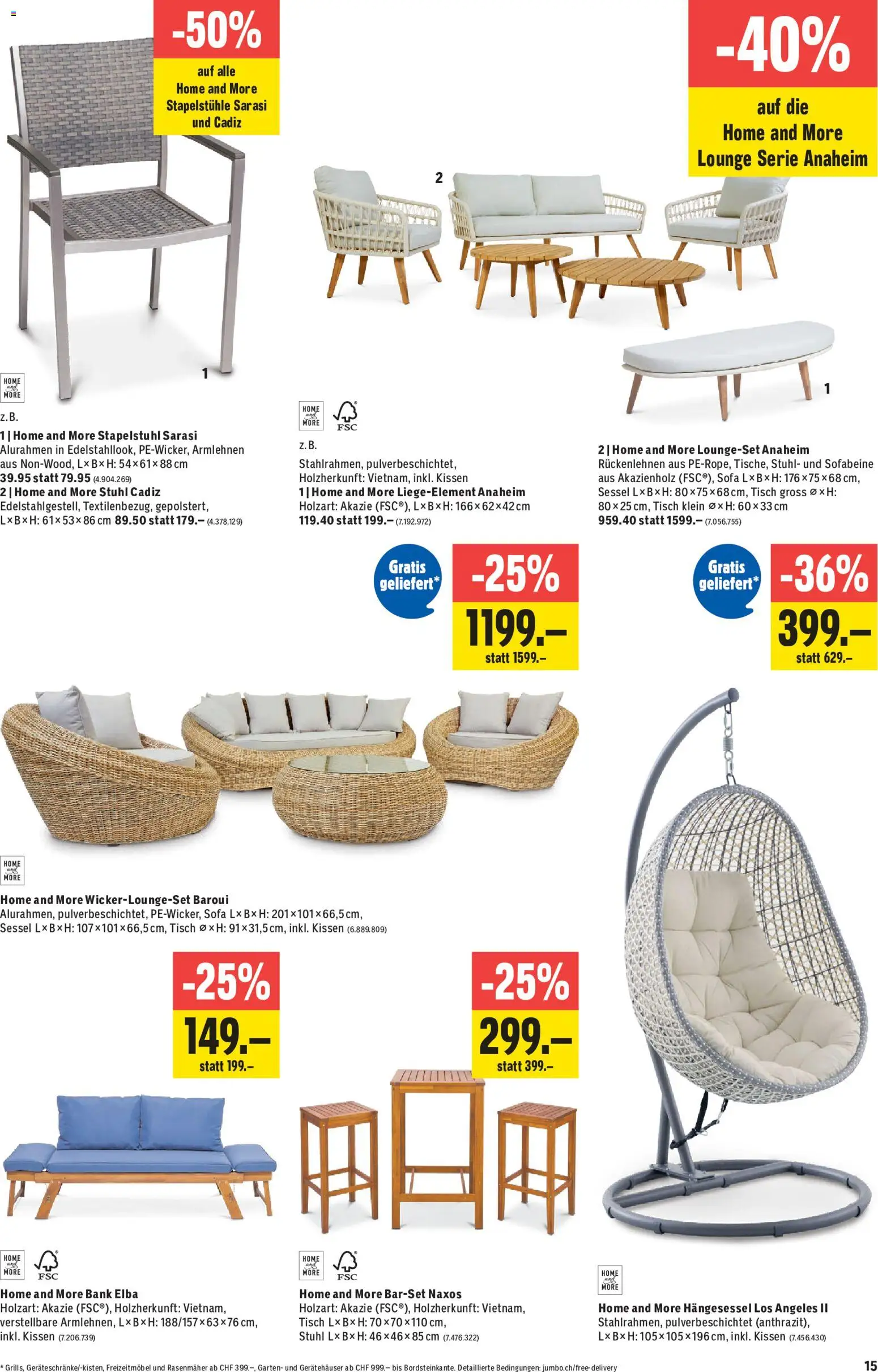Jumbo aktionen – gültig ab 07.05.2026 | Seite: 15 | Produkte: Tisch, Kissen, Sessel, Stuhl