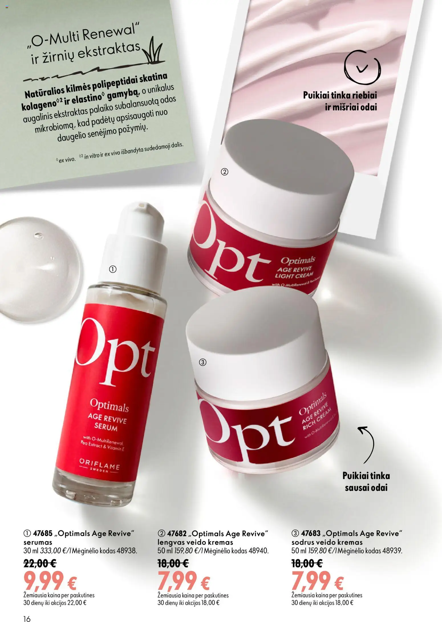 Oriflame akcijos nuo 2026.09.16 | Puslapis: 16 | Prekių: Kremas