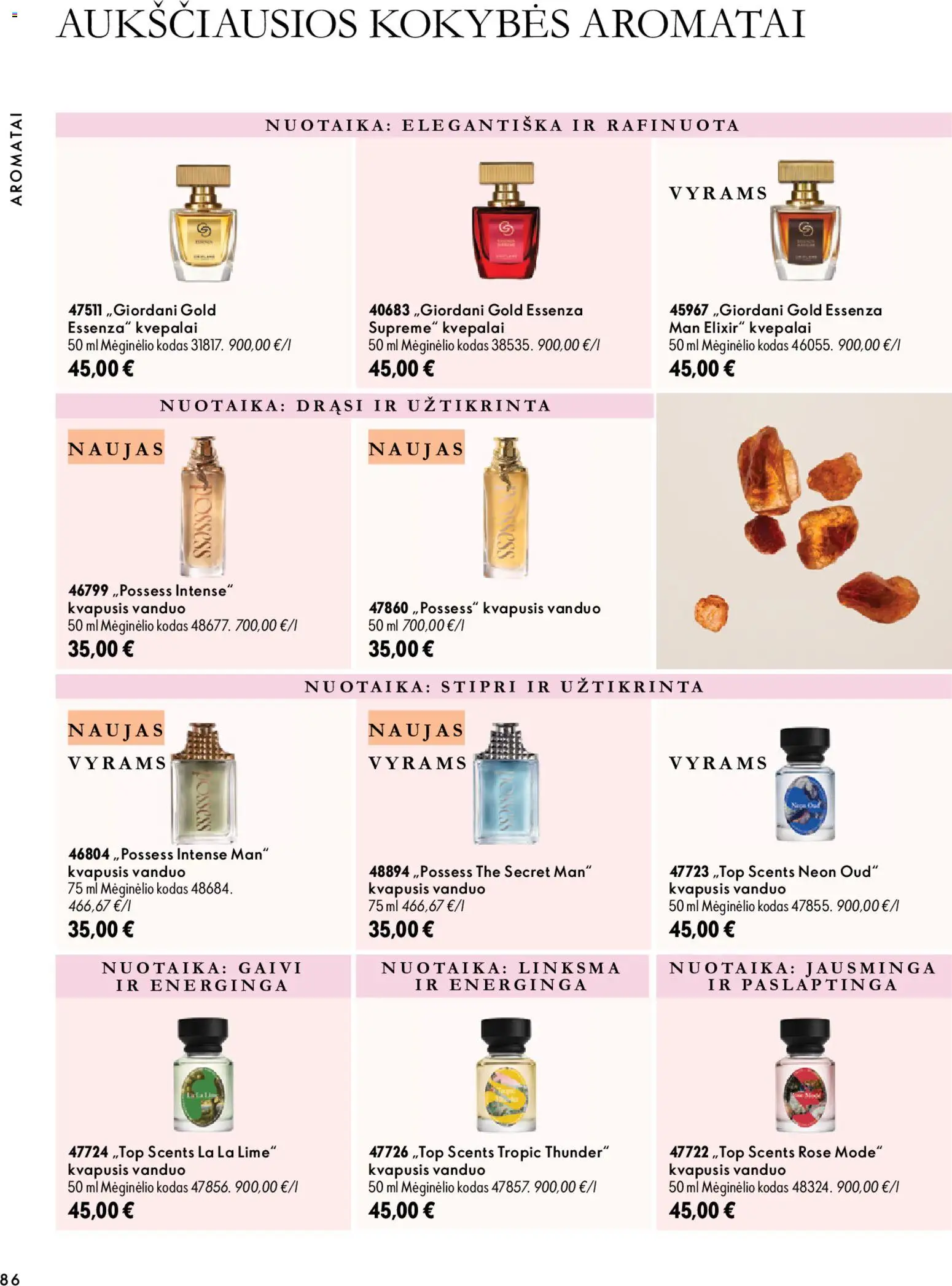 Oriflame akcijos nuo 2026.10.07 | Puslapis: 86 | Prekių: Kvapusis vanduo, Vanduo, Kvepalai