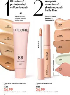 Ofertele Oriflame valabile de la 08.07.2026 | Pagină: 36 | Produse: Concealer, Cremă