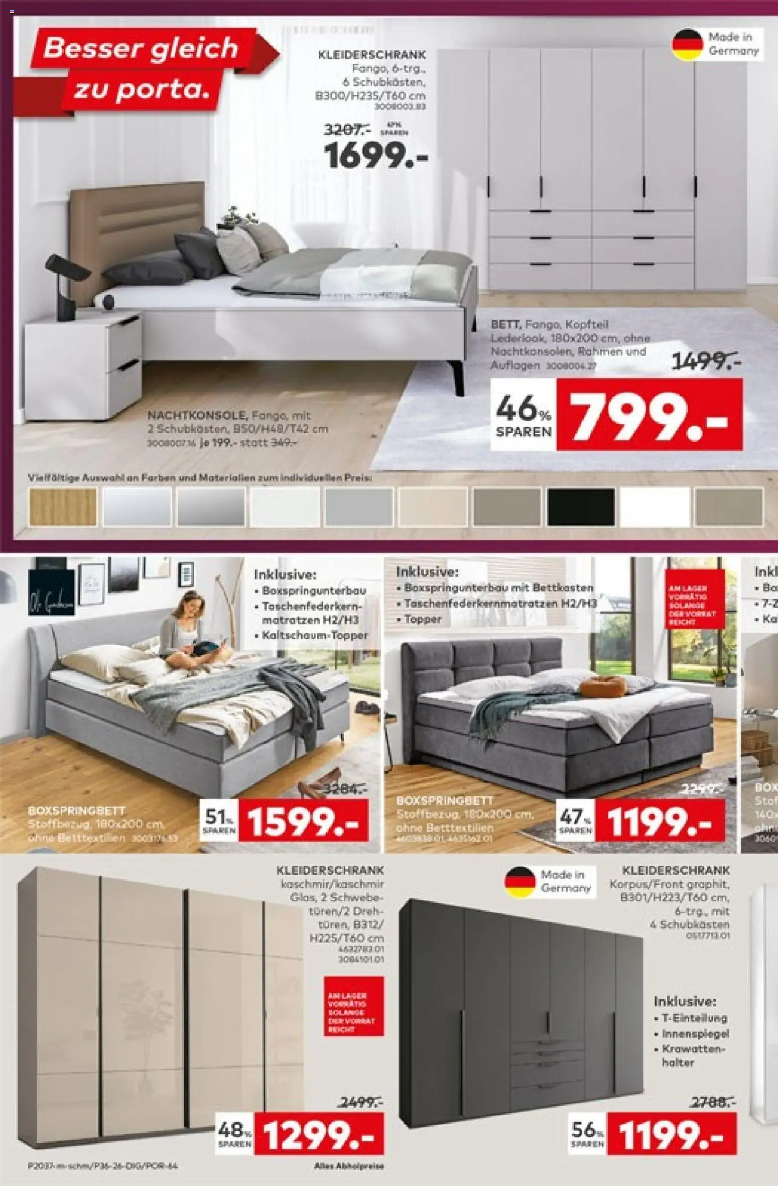 Porta! Prospekt Bis zu 35% auf Möbel und Teppiche – gültig ab 04.10.2026 | Seite: 10