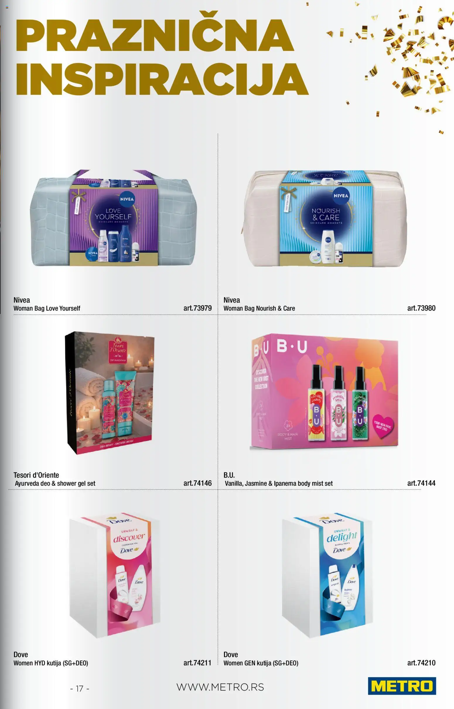 Metro katalog - važi od 01.11.2026 | Strana: 17 | Proizvode: Mast, Kutija, Nivea, Dove