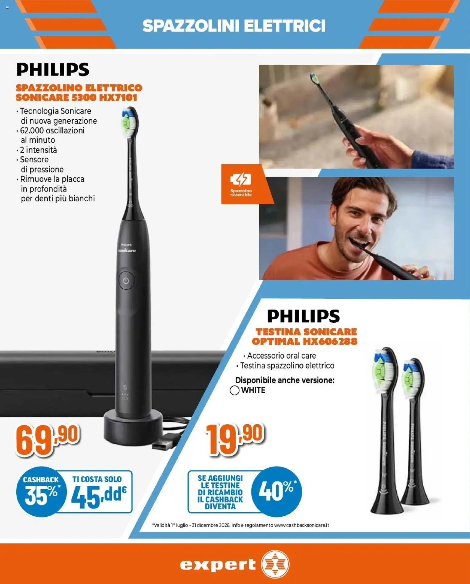 Volantino Expert del 01/10/2026 | Pagina: 8 | Prodotti: Spazzolino, Spazzolino elettrico