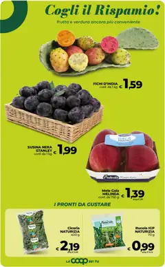 Anteprima del volantino COOP volantino Sicilia valido a partire dal 11/09/2026 | Pagina: 30 | Prodotti: Mele, Rucola, Fichi, Frutta