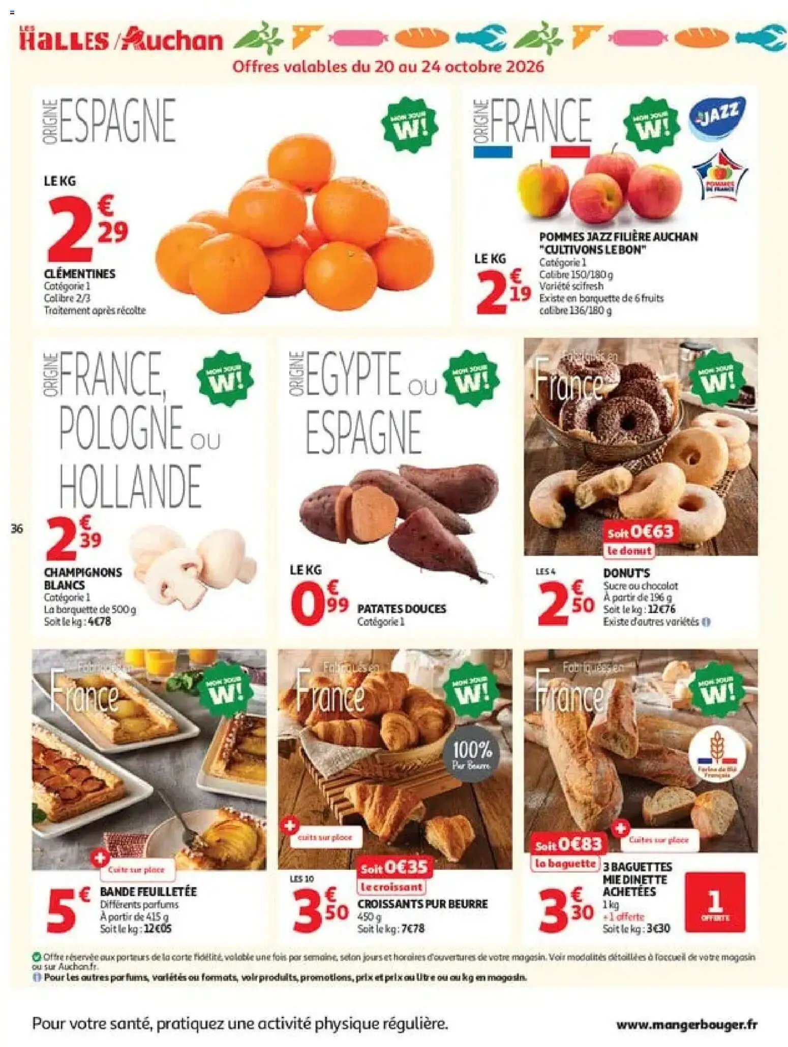 {H1} | Page: 36 | Produits: Sucre, Clementines, Beurre, Chocolat