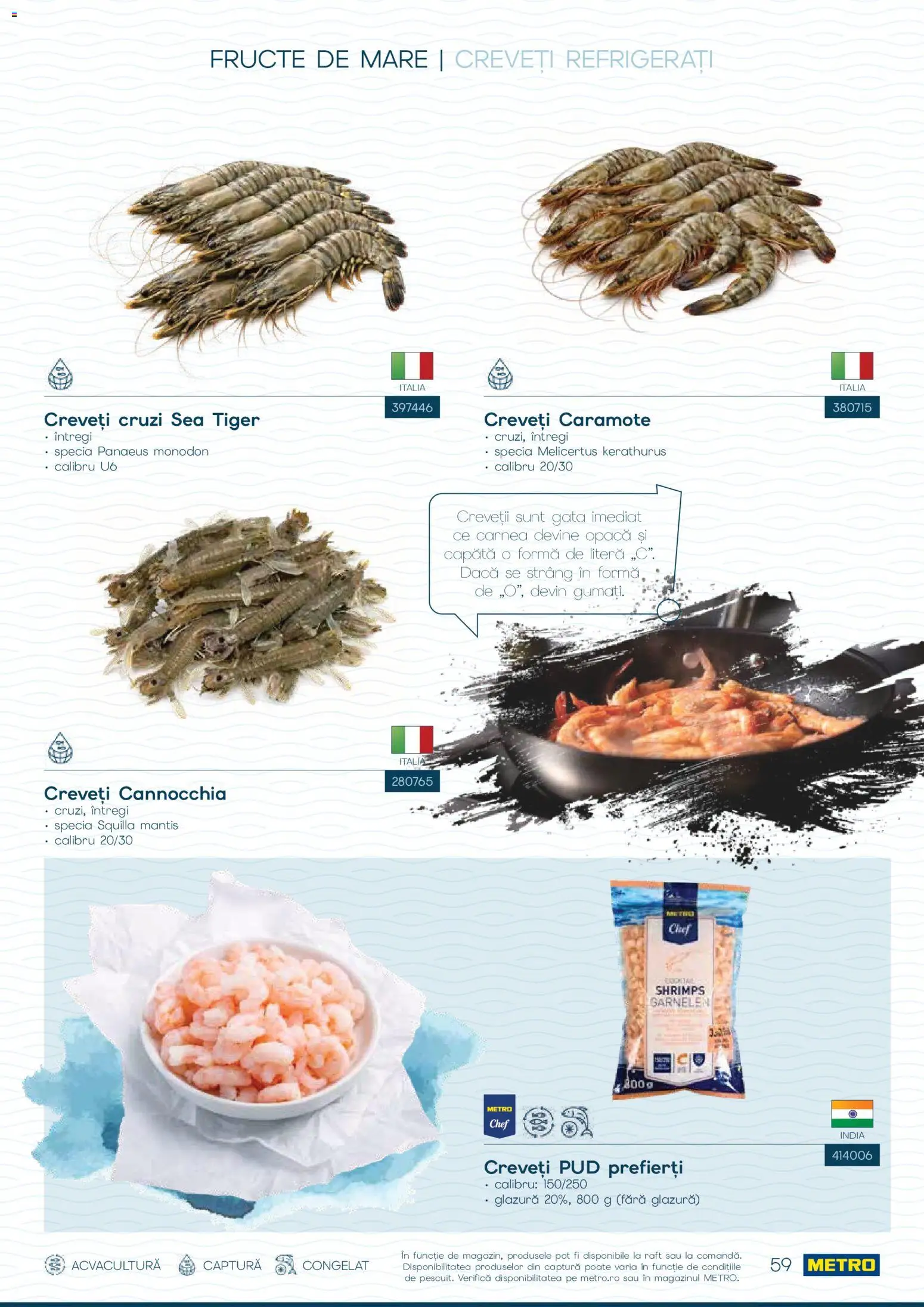 Noul catalog Metro – valabil de la 01.10.2026 | Pagină: 59 | Produse: Raft, Fructe, Fructe De Mare