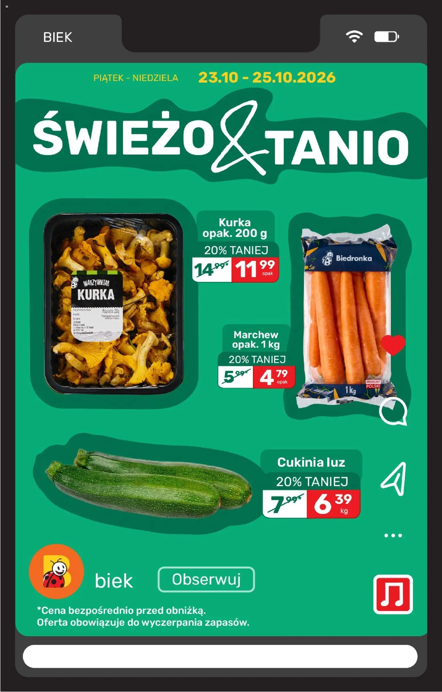 Biedronka Polsko leták - BIEK od 23.10.2026 | Strana: 8