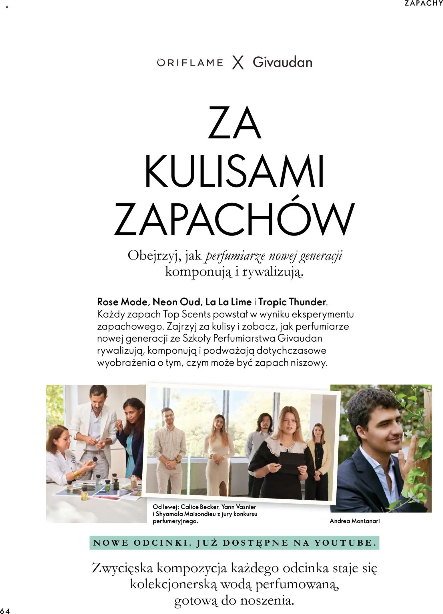 Oriflame Katalog 14 2026 od 30.09.2026 | Strona: 64 | Produkty: Top, Zapach, Woda
