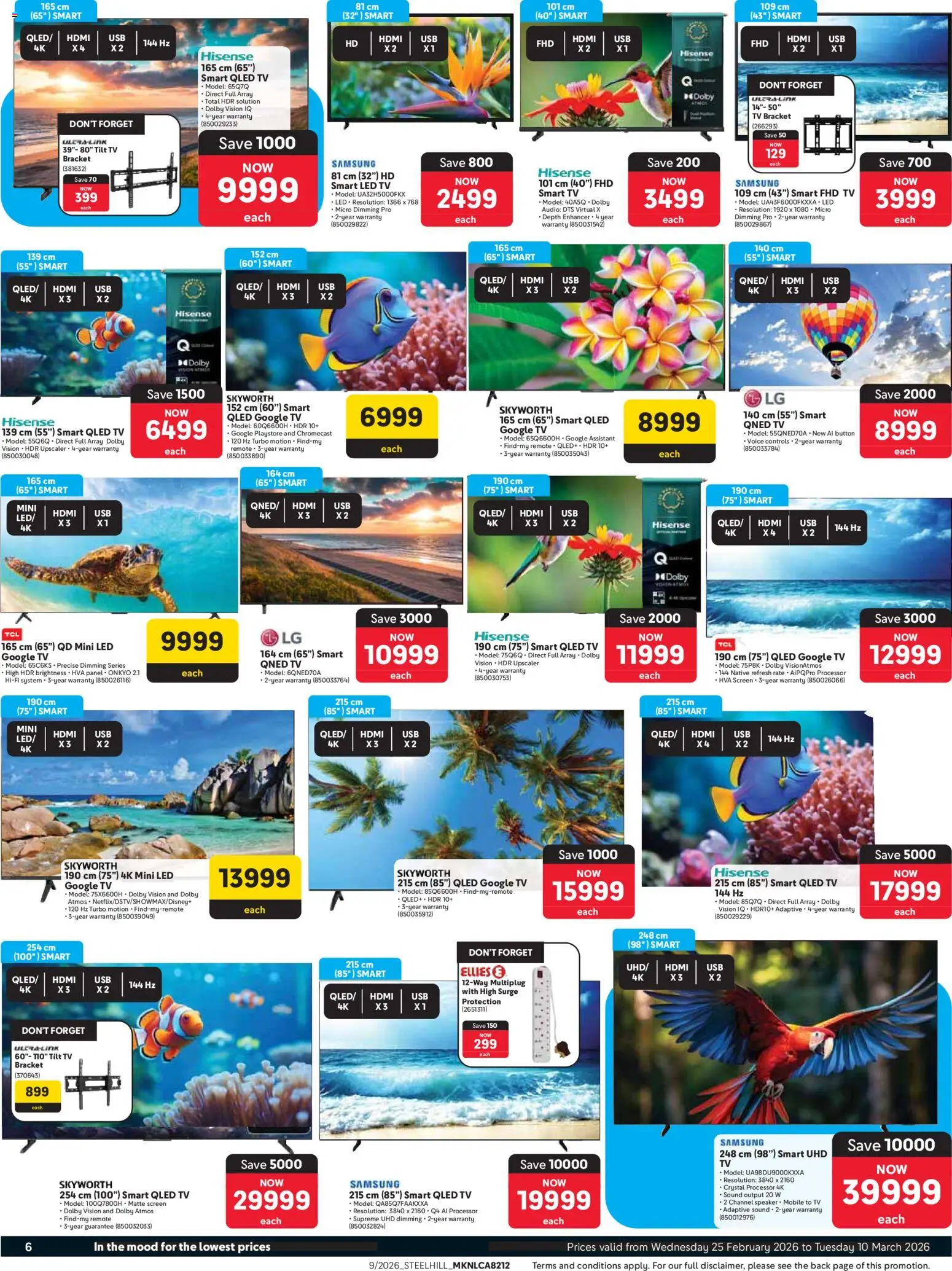 New Makro catalogue – valid from 25.02.2026 | Page: 6 | Products: Audio, TV, Remote