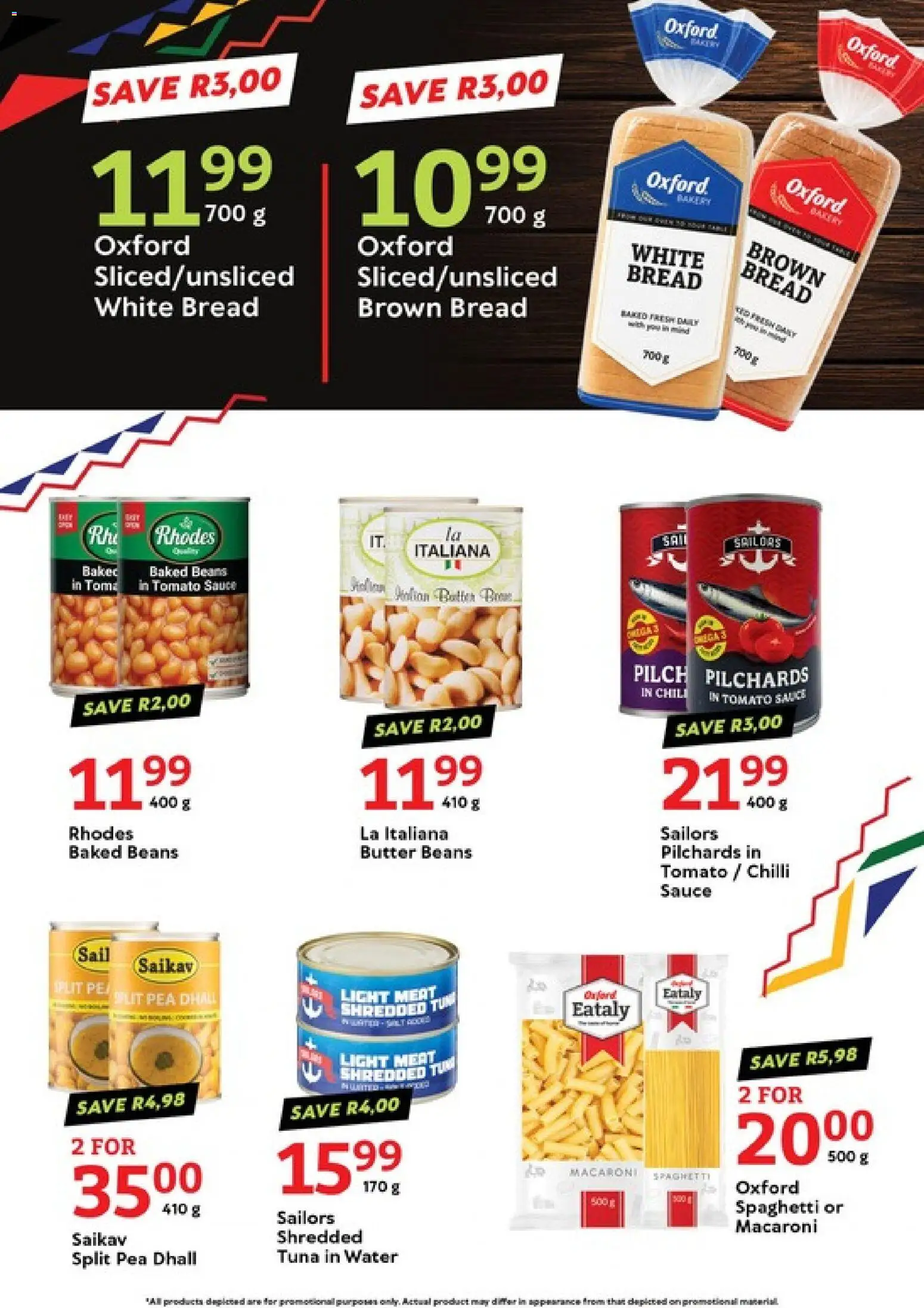 New Oxford Freshmarket catalogue – valid from 29/09/2026 | Page: 6 | Products: Tuna, Beans, Tomato sauce, Pea