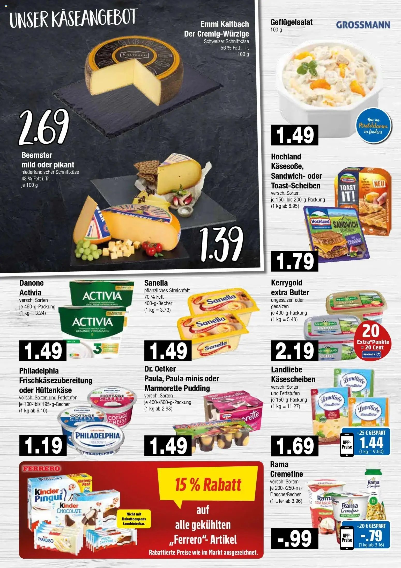 Edeka Prospekt Hamburg (ab 05.10.2026) » Angebote Online | Seite: 4 | Produkte: Toast, Philadelphia, Pudding, Hüttenkäse