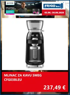 FRIGO & Co. Katalog - Pregled kataloga iz trgovine FRIGO & Co., vrijedi od 03.06.2026 | Stranica: 2 | Proizvodi: Mlinac za kavu