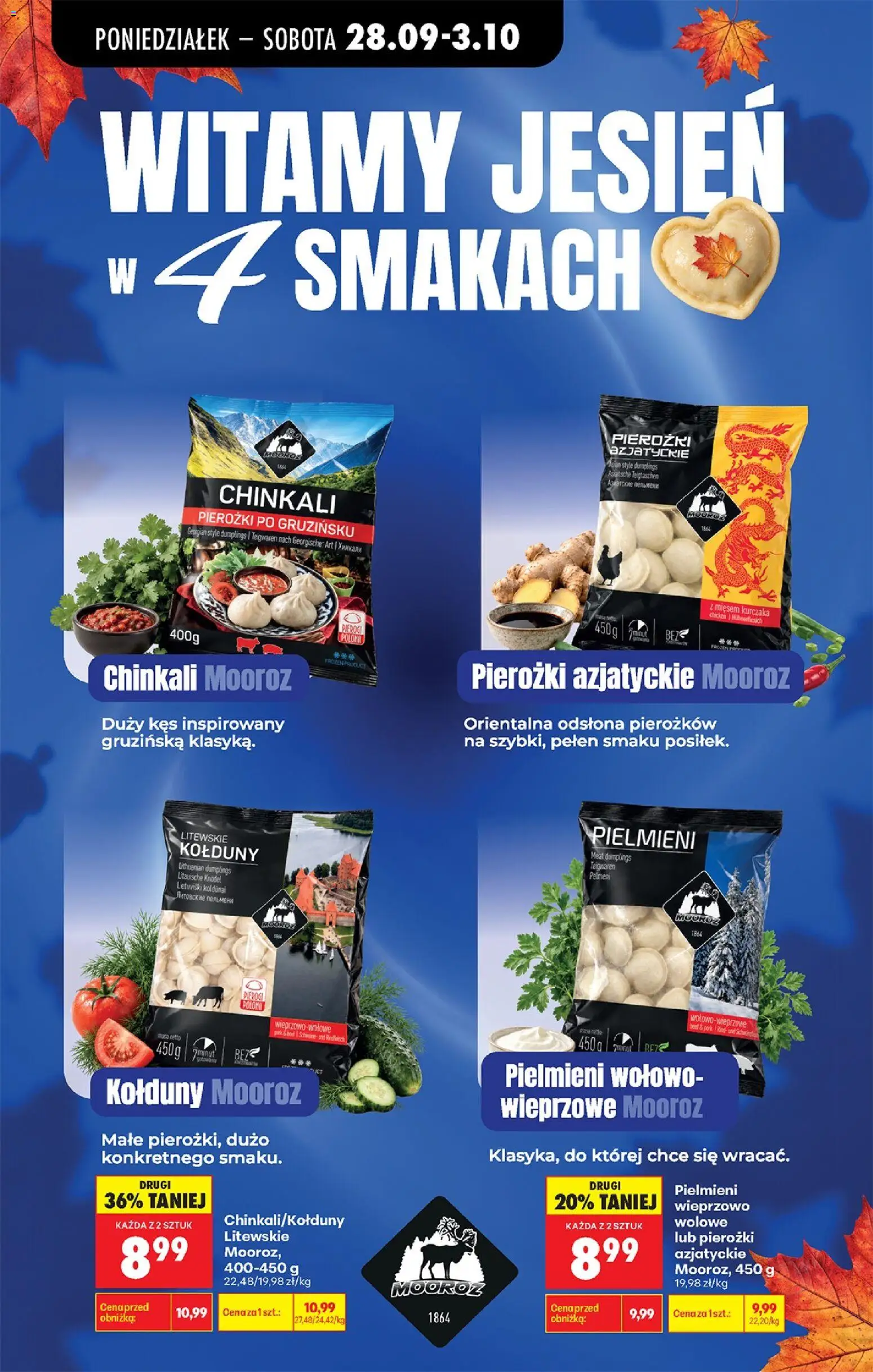 Biedronka Polsko leták - Codziennie niskie ceny od 28.09.2026 | Strana: 68 | Produkty: Pelmeni
