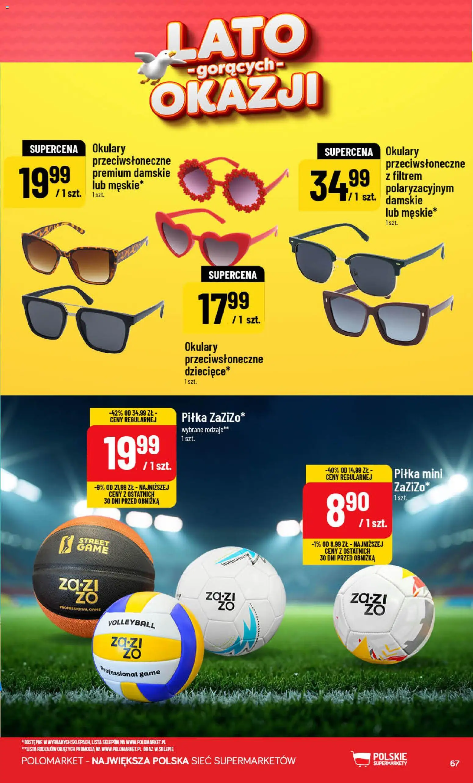 POLOmarket gazetka od 22.07.2026 | Strona: 67 | Produkty: Okulary, Okulary przeciwsłoneczne