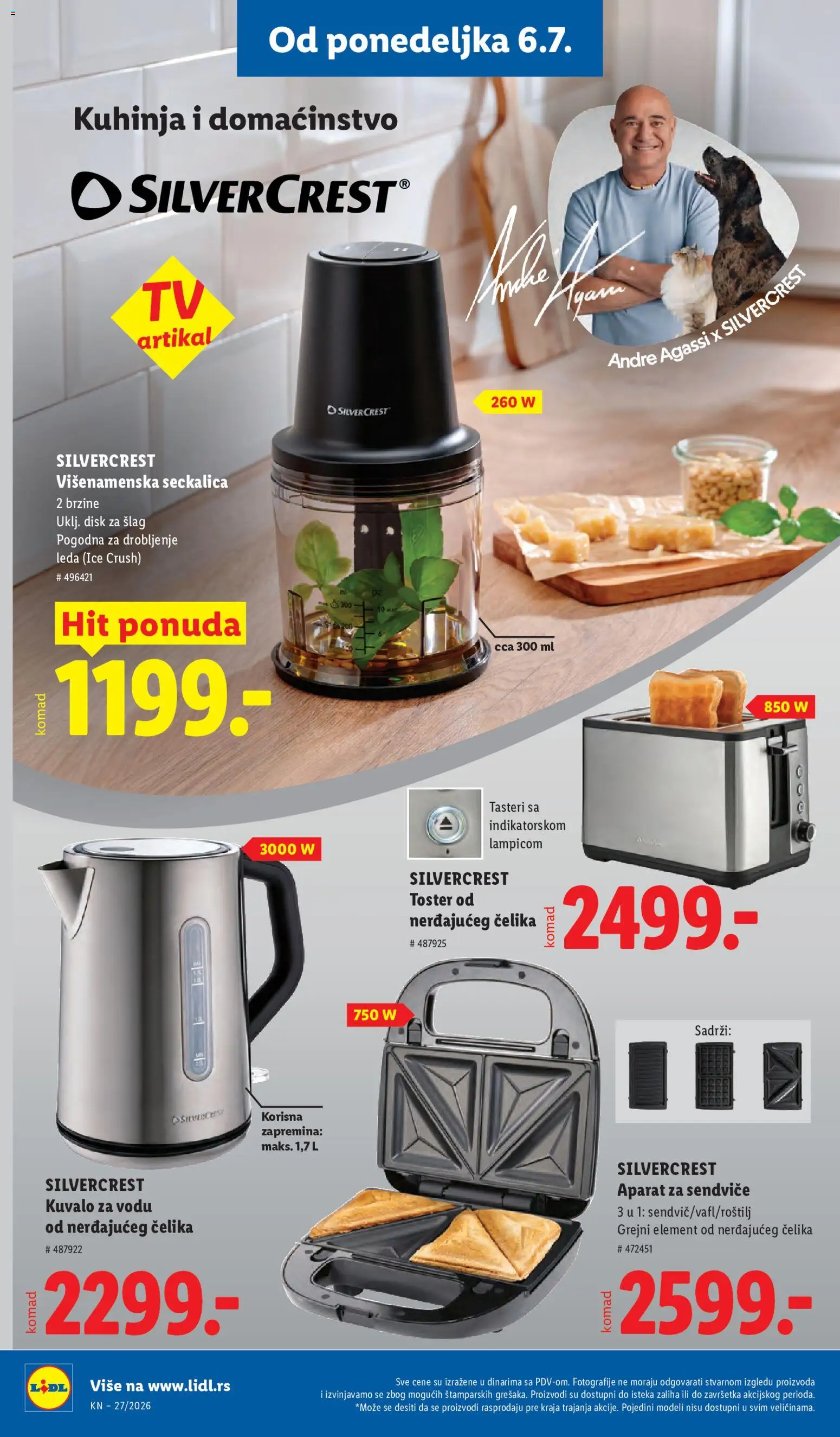 Lidl katalog - važi od 02.07.2026 | Strana: 78 | Proizvode: Šlag, Toster, Kuhinja, Seckalica