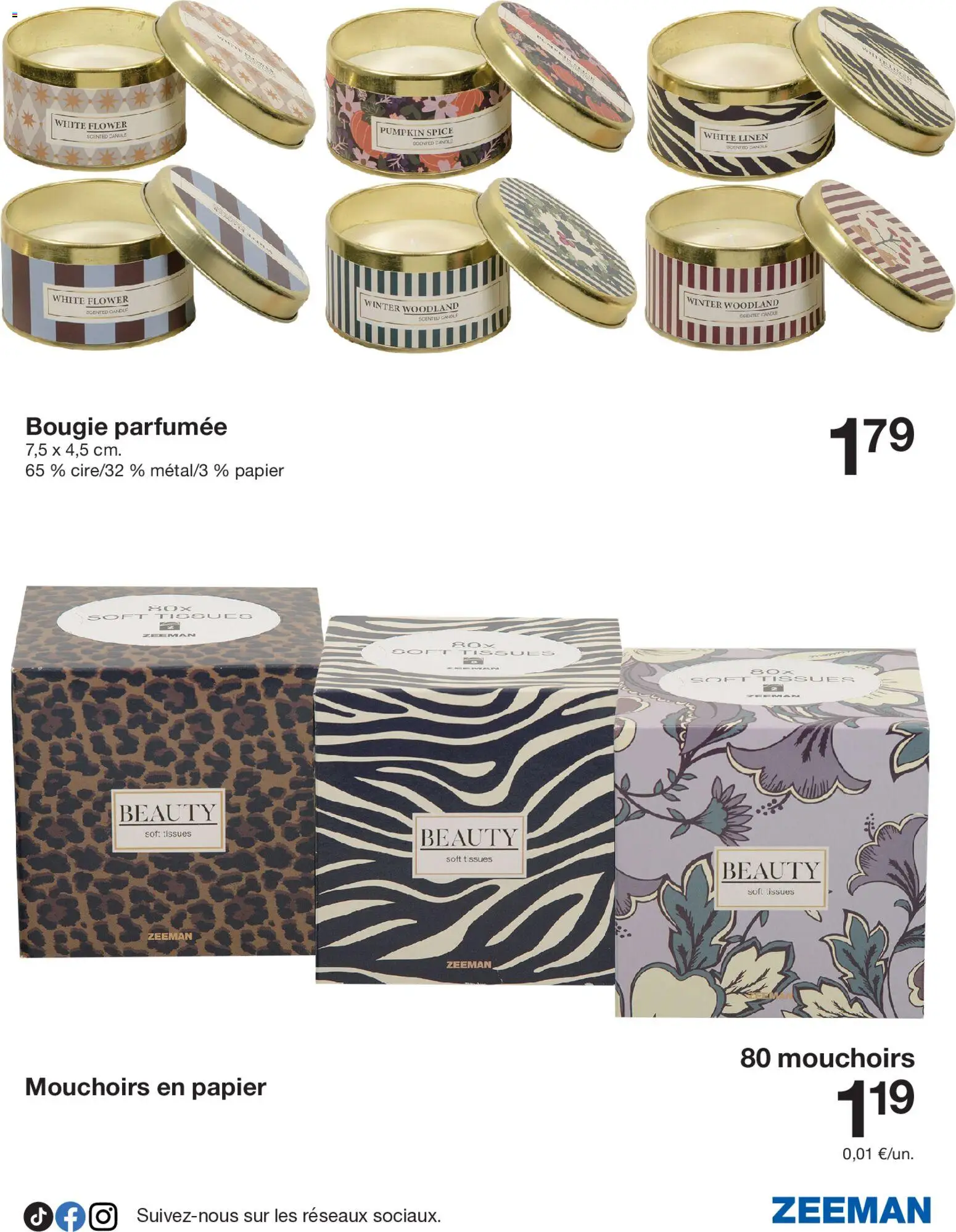 {H1} | Page: 5 | Produits: Bougie parfumee, Mouchoirs, Mouchoirs en papier
