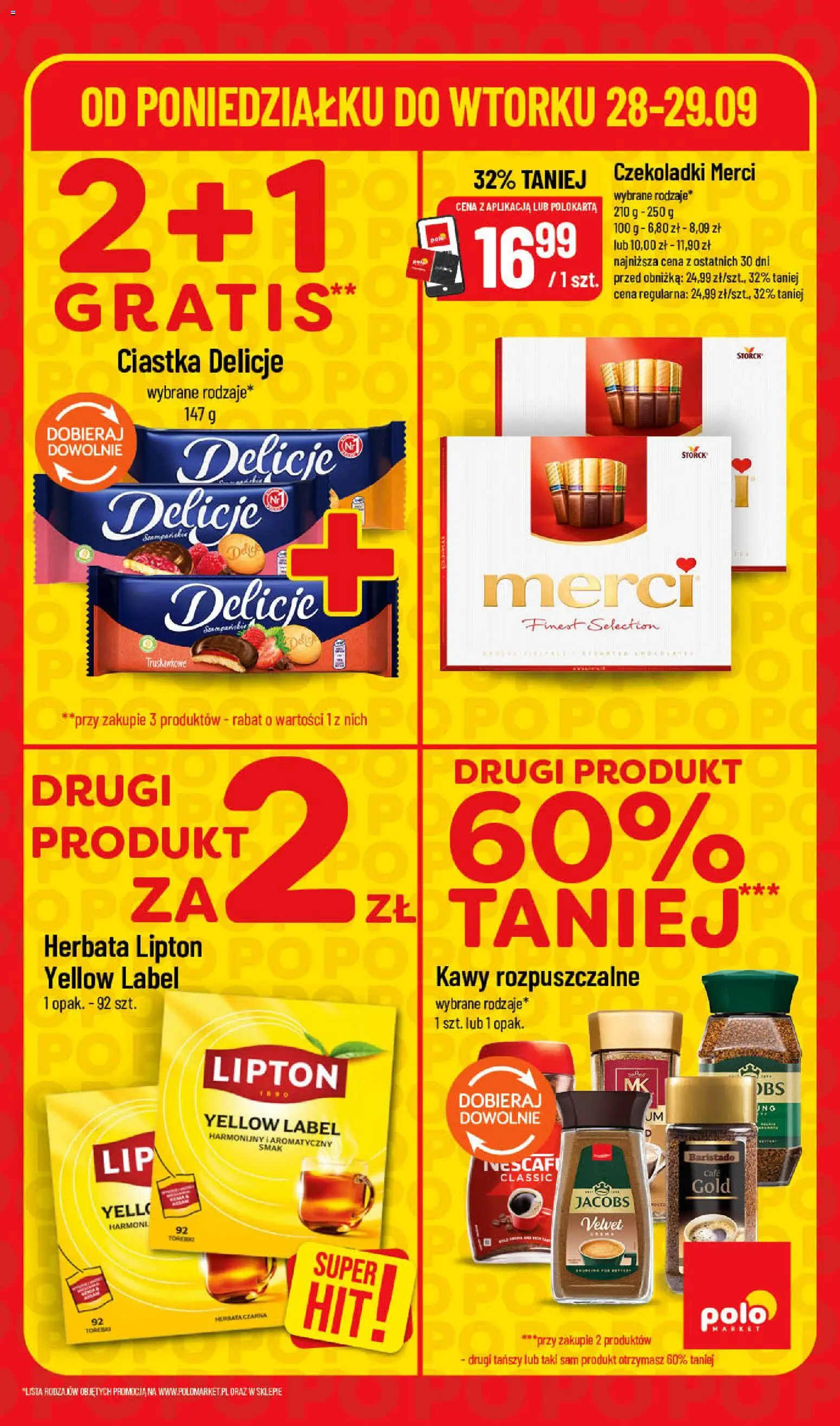 POLOmarket gazetka - Super Hity od 28.09.2026 | Strona: 5 | Produkty: Herbata czarna, Czekoladki, Herbata, Ciastka