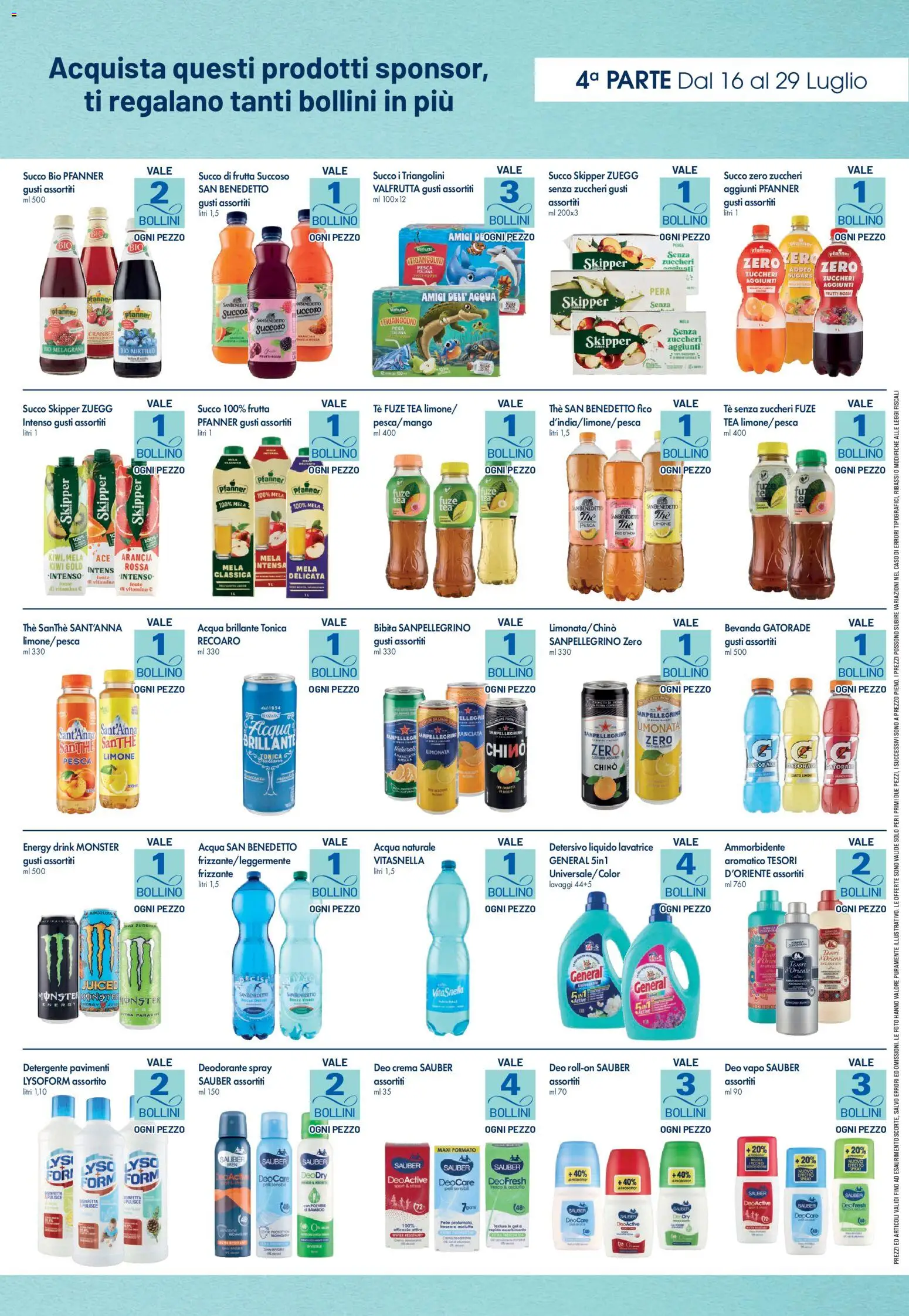 Volantino Famila del 16/07/2026 | Pagina: 13 | Prodotti: Crema, Kiwi, Frutta, Arancia