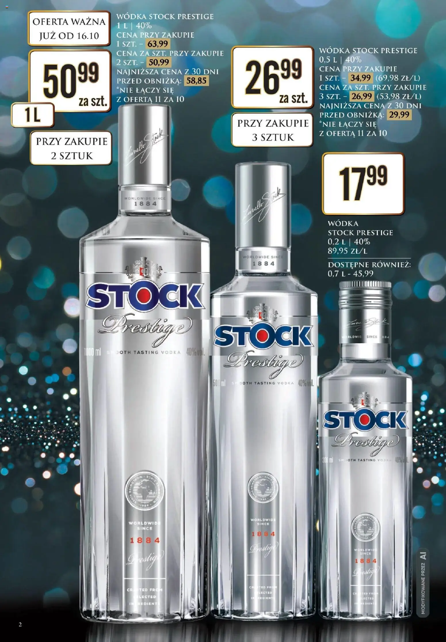 Dino gazetka - Katalog alkoholowy od 19.10.2026 | Strona: 2 | Produkty: Wódka Stock, Vodka, Wódka