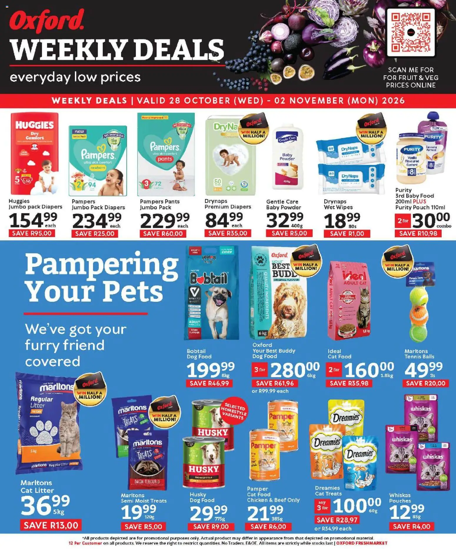 New Oxford Freshmarket catalogue – valid from 28/10/2026 | Page: 15 | Products: Pants, Vanilla, Cat litter, Bacon