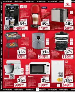 Pogląd oferty "Selgros cash&carry gazetka - Oferta przemysłowa" - ważna od 07.05.2026 | Strona: 34 | Produkty: Grill, Robot, Toster, Cappuccino