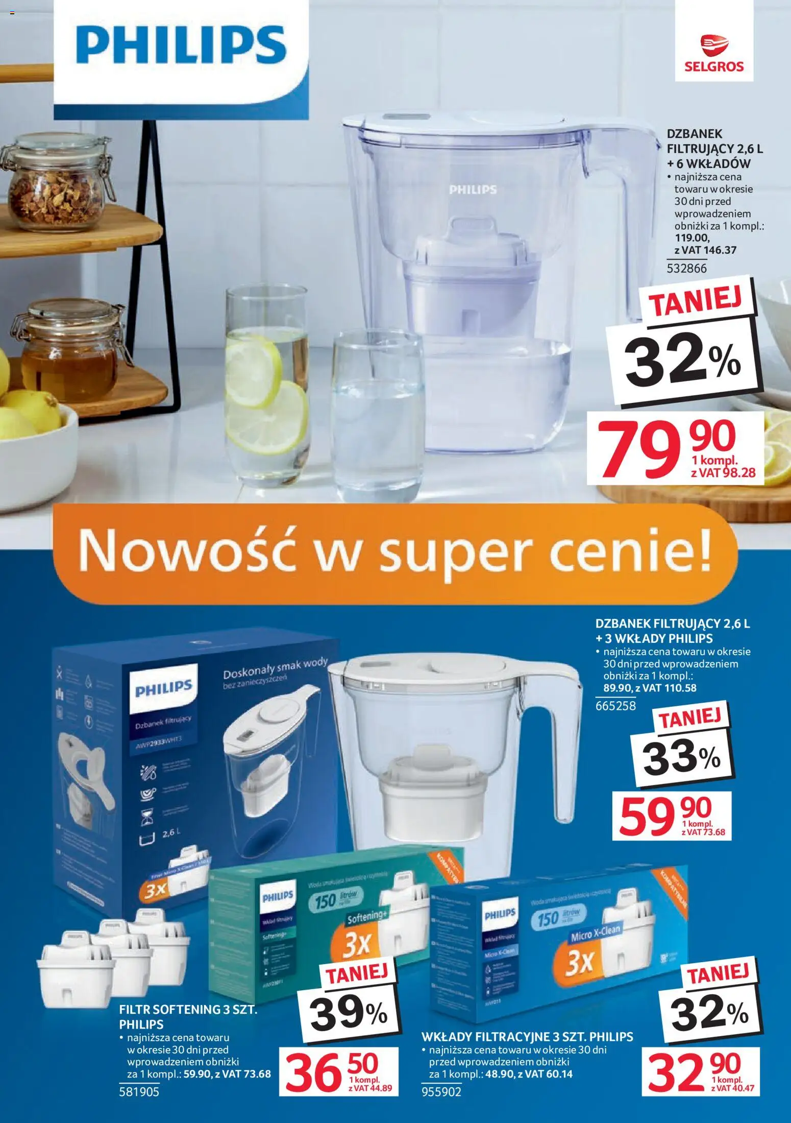 Selgros cash&carry gazetka - Markowe Produkty od 02.06.2026 | Strona: 29 | Produkty: Dzbanek, Dzbanek filtrujący, Woda